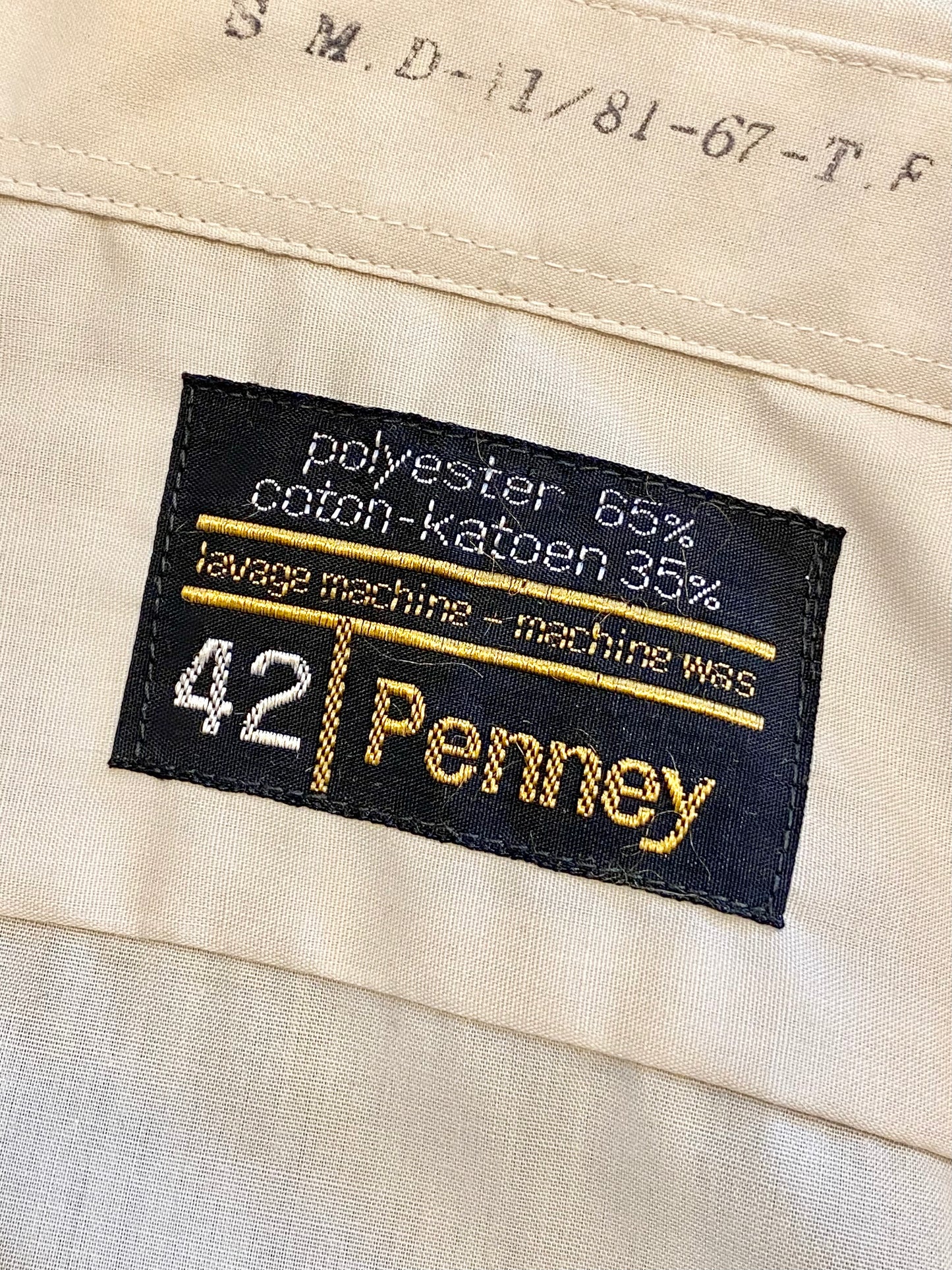 JCPenney long-sleeve shirt 70's~80's