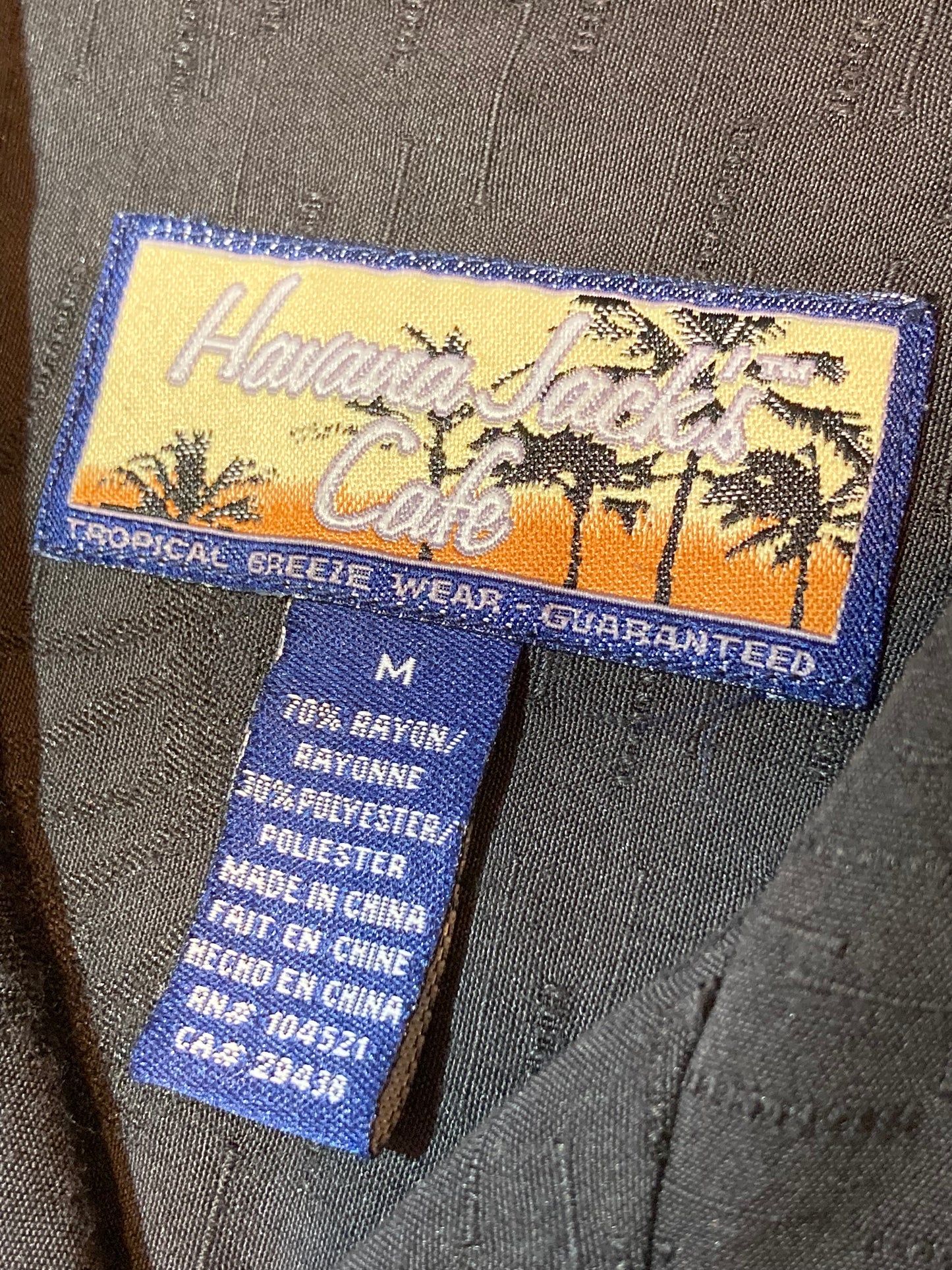 Havana Jack's Cafe ALOHA shirt