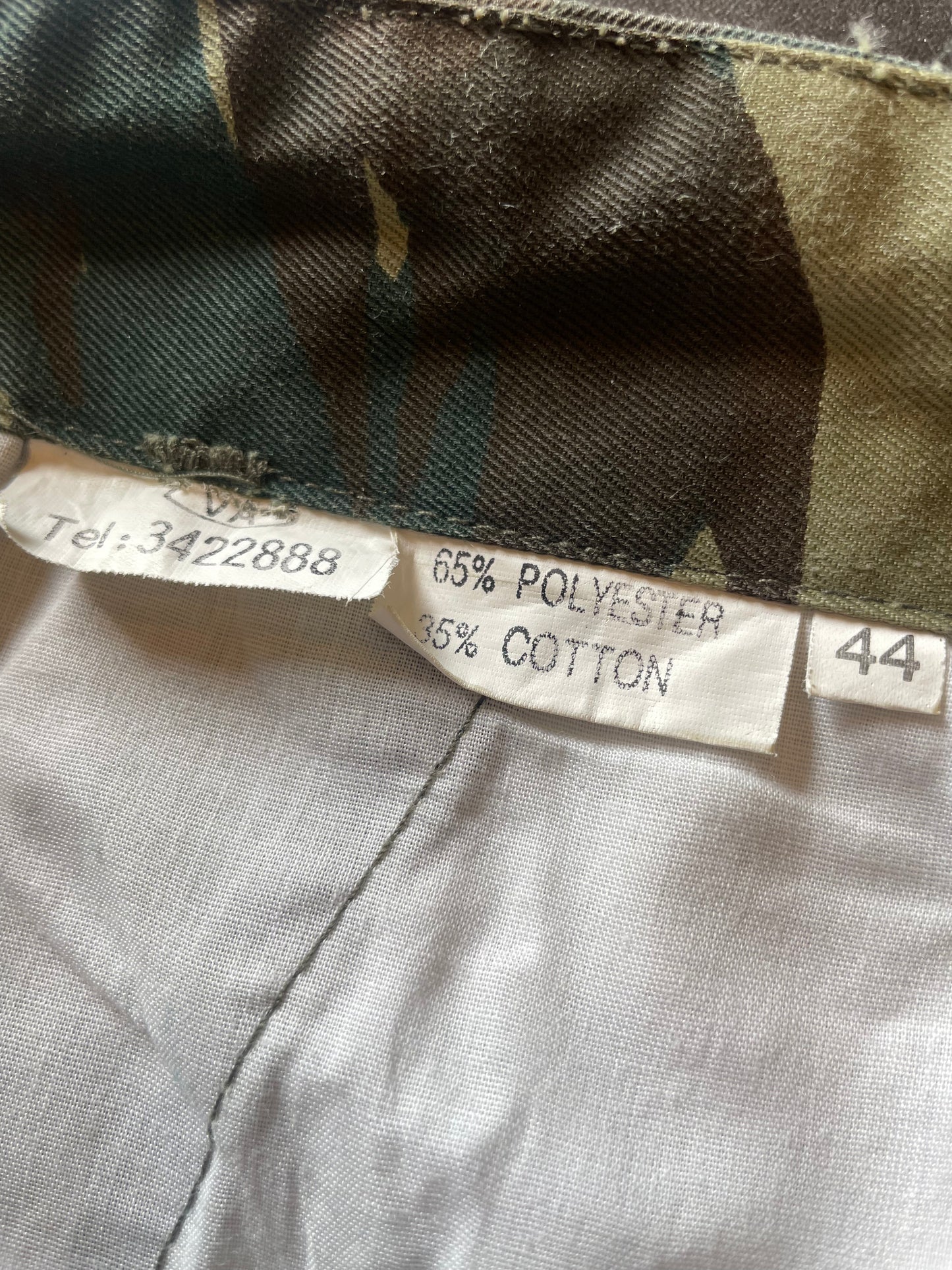 Greece Army lizard camouflage cargo pants