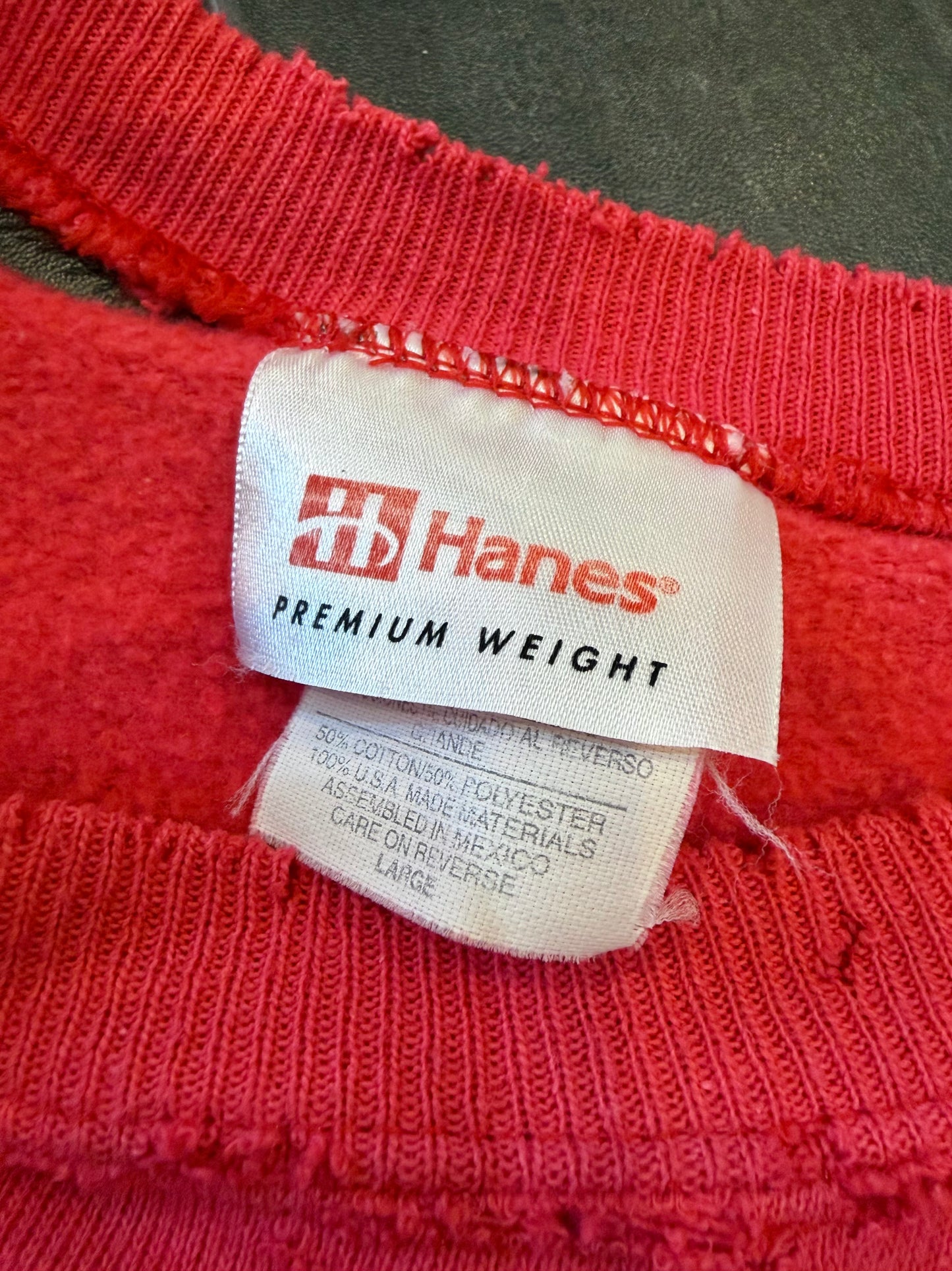Hanes sweat shirt 90's~ Nebraska University