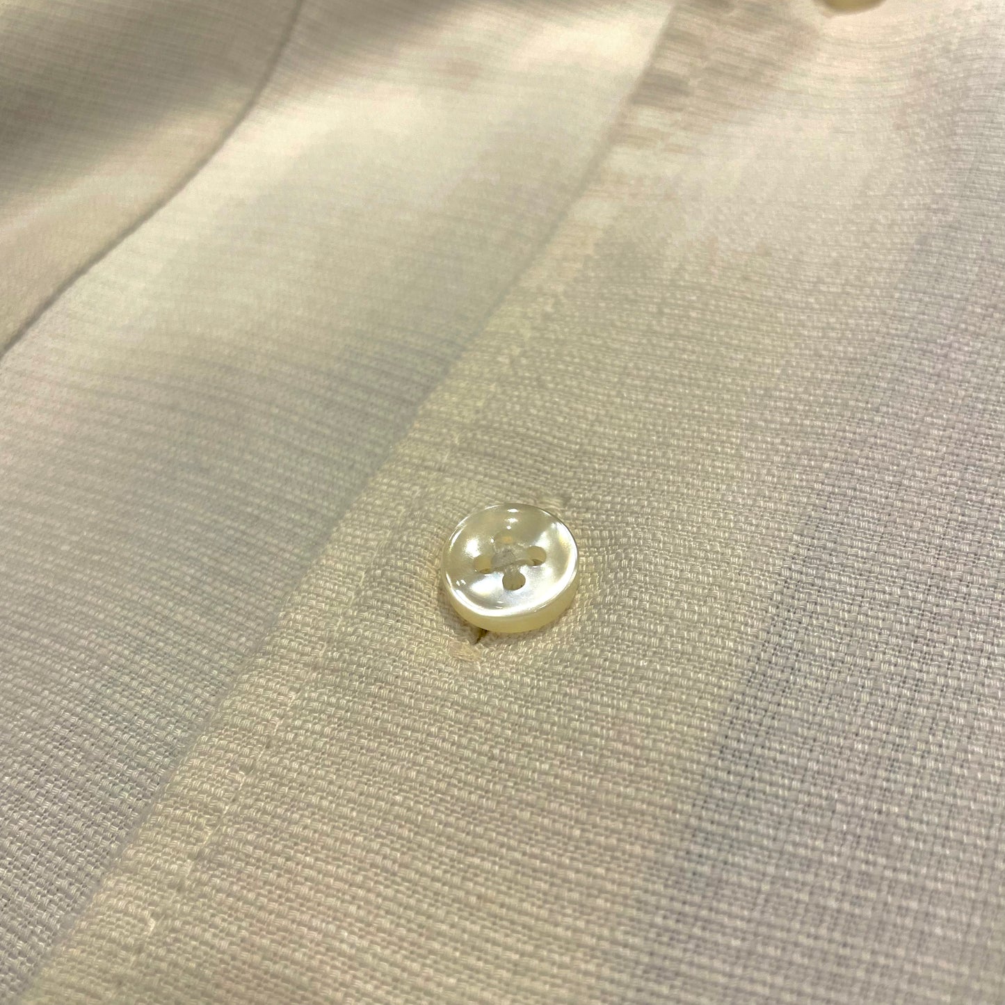 ”VAN HEUSEN” short sleeve shirt M表記 短丈remake