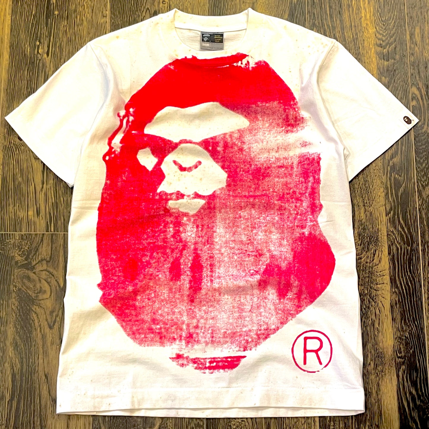 ”A BATHING APE” 90's〜 face print−T M表記