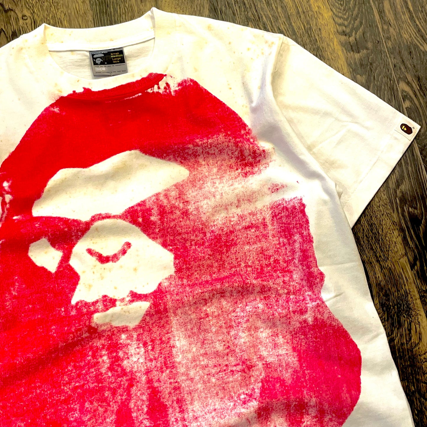 ”A BATHING APE” 90's〜 face print−T M表記