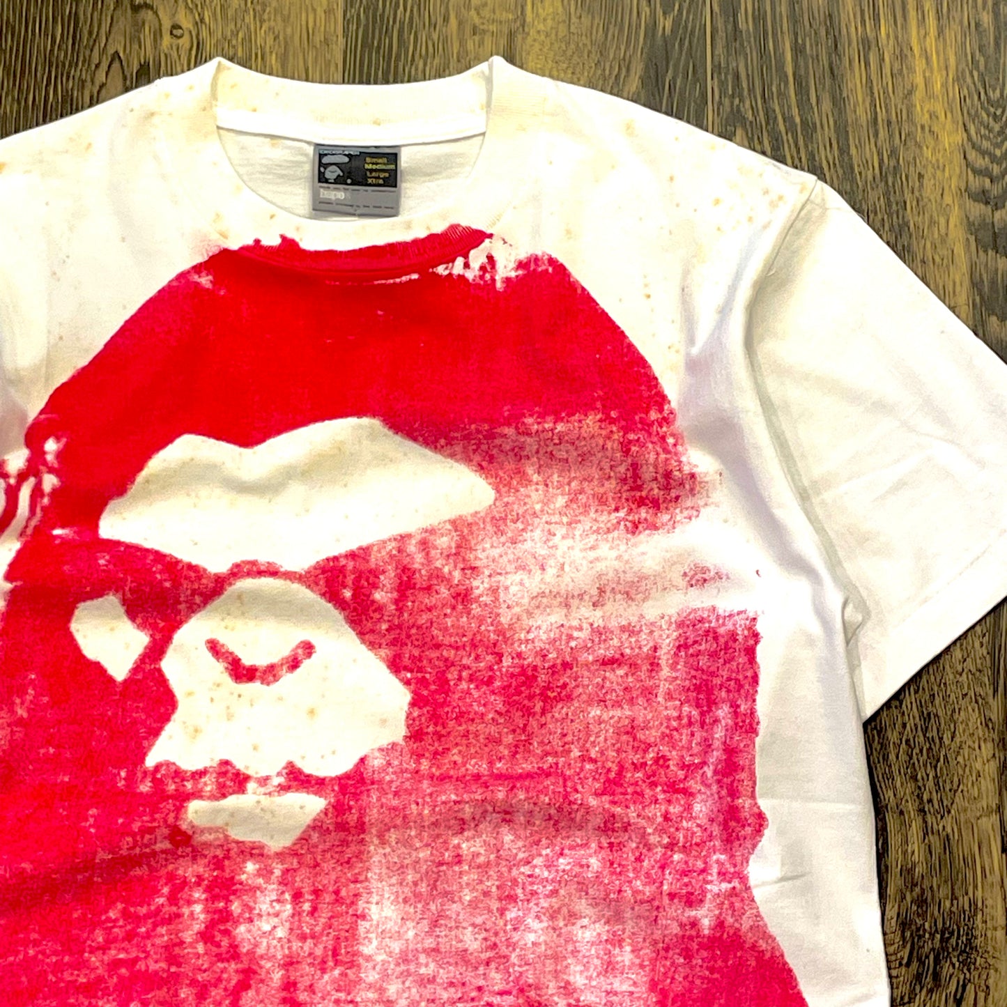 ”A BATHING APE” 90's〜 face print−T M表記