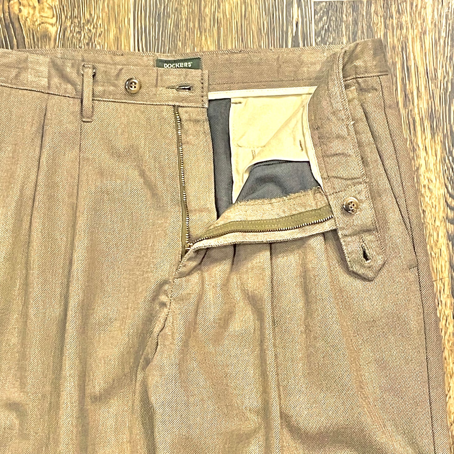 ”DOCKERS” 90's〜 2tuck cotton slacks W33×L30相当