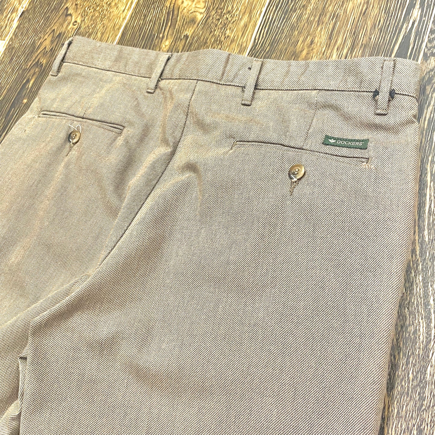 ”DOCKERS” 90's〜 2tuck cotton slacks W33×L30相当