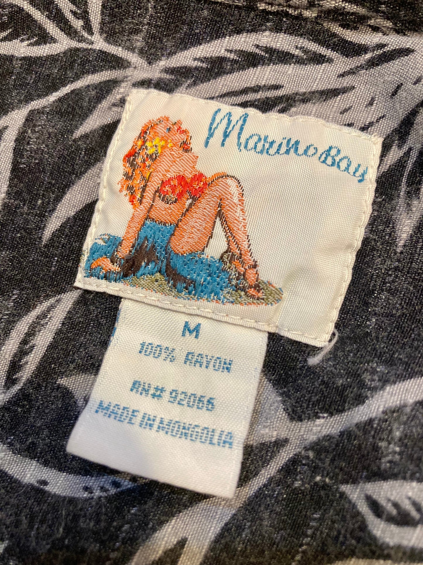 rayon aloha shirt 90's~00's
