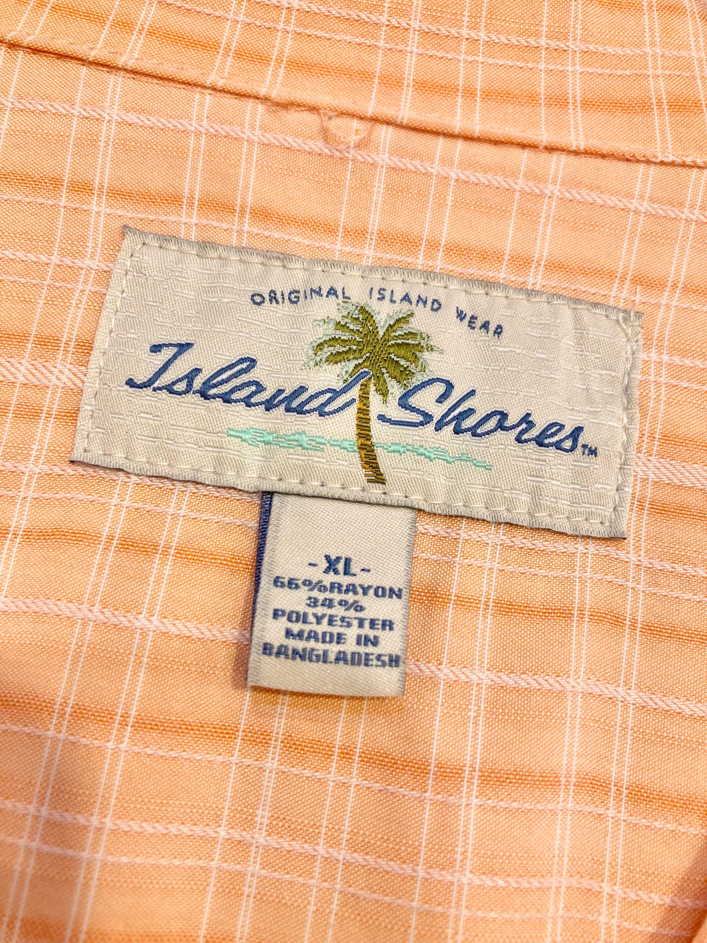 Island Shores rayon shirt 00's~
