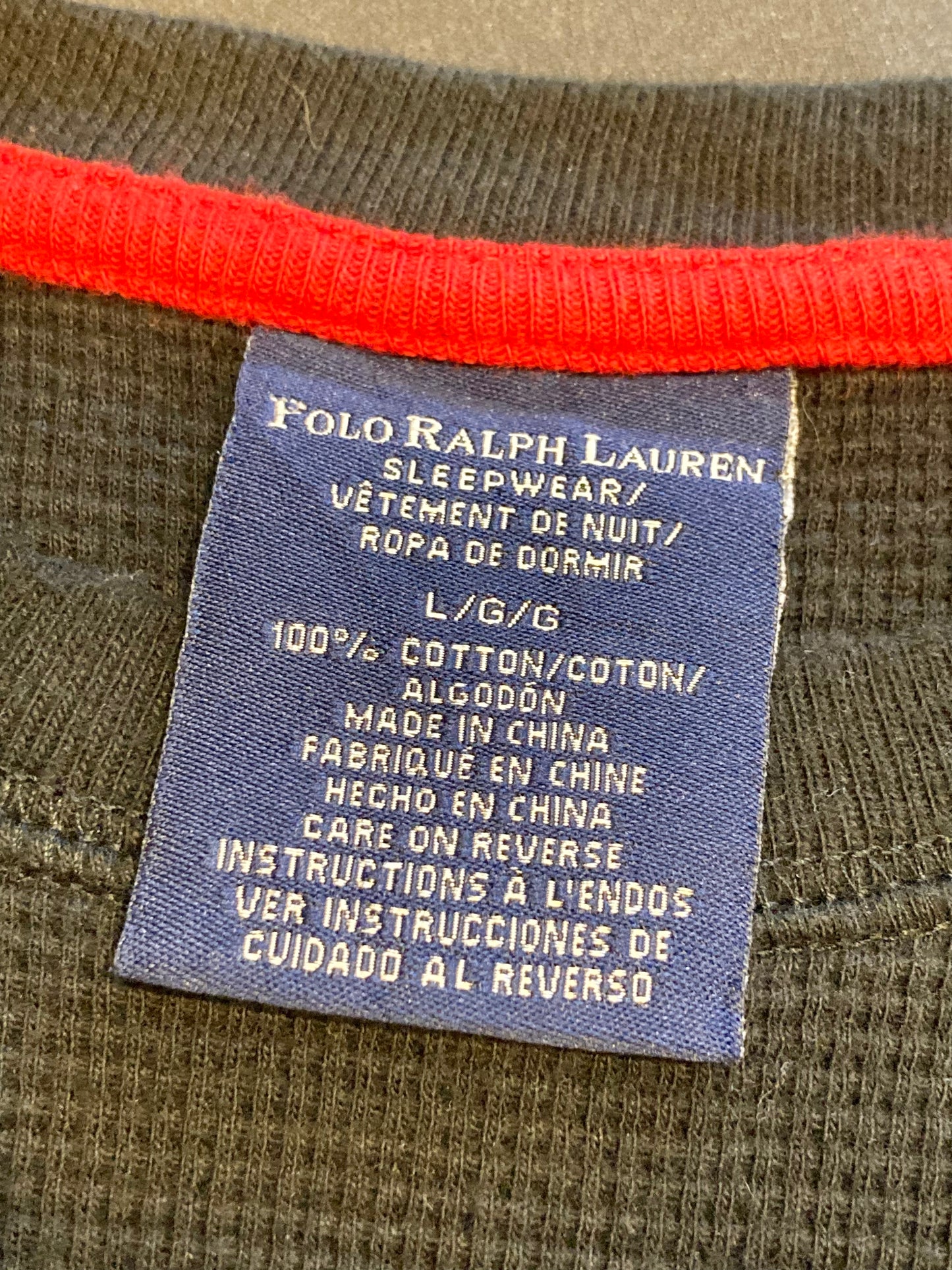 Polo by Ralph Lauren waffle T-shirt 90's~00's