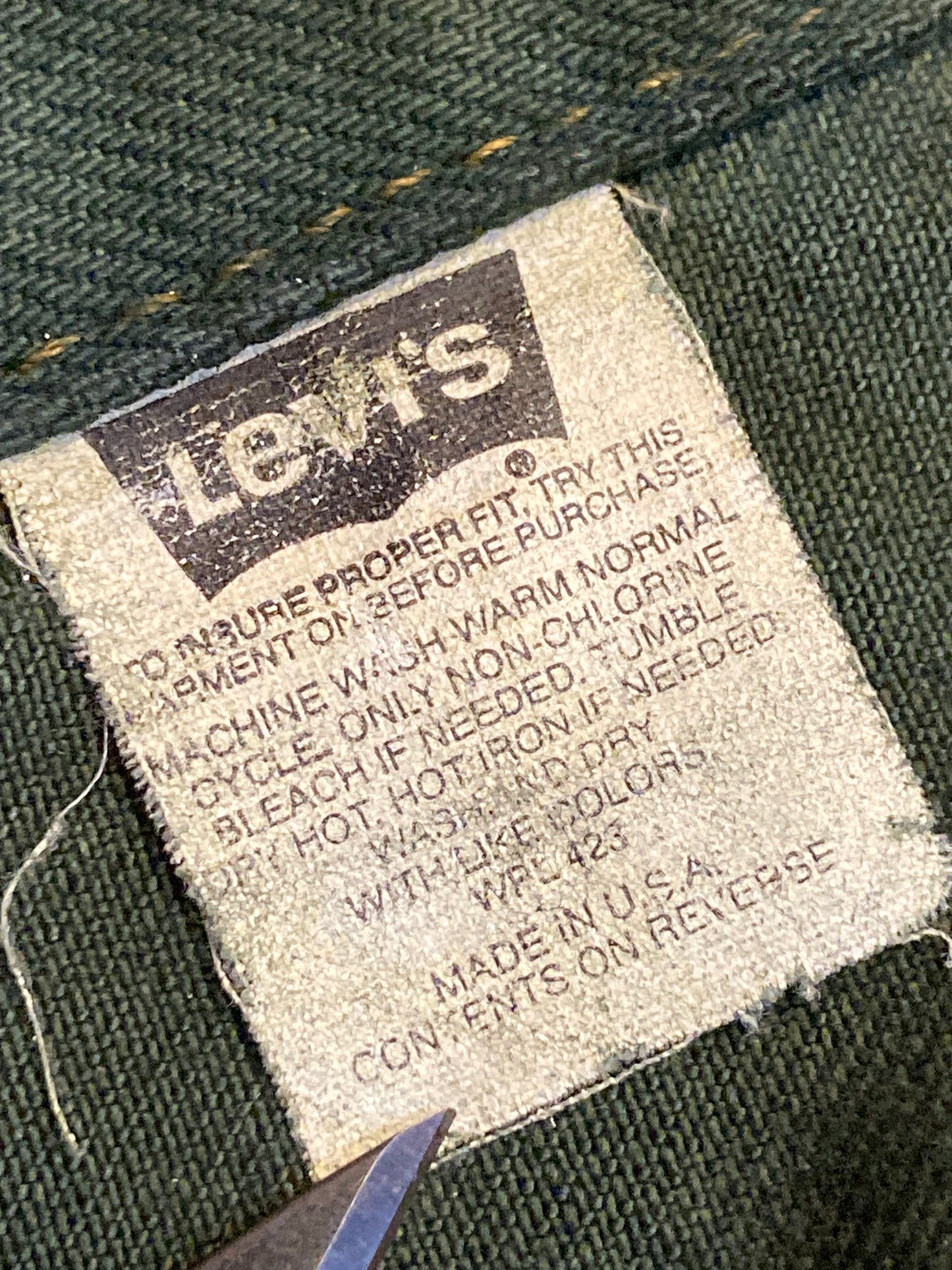 ”18"YARD's remake 壱八番屋 ”over dye denim jacket”