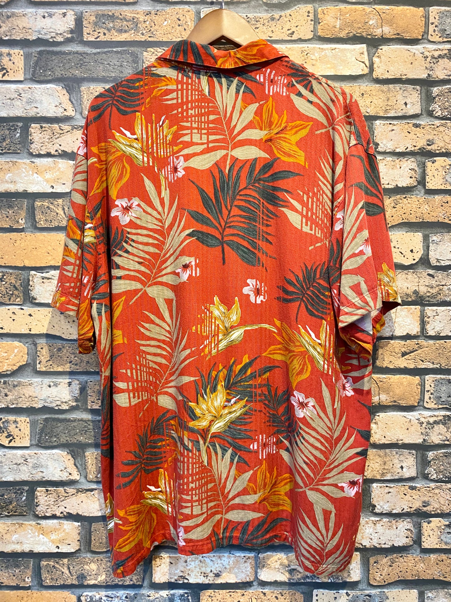 Rick's Cafe rayon Aloha shirt 90's~00's