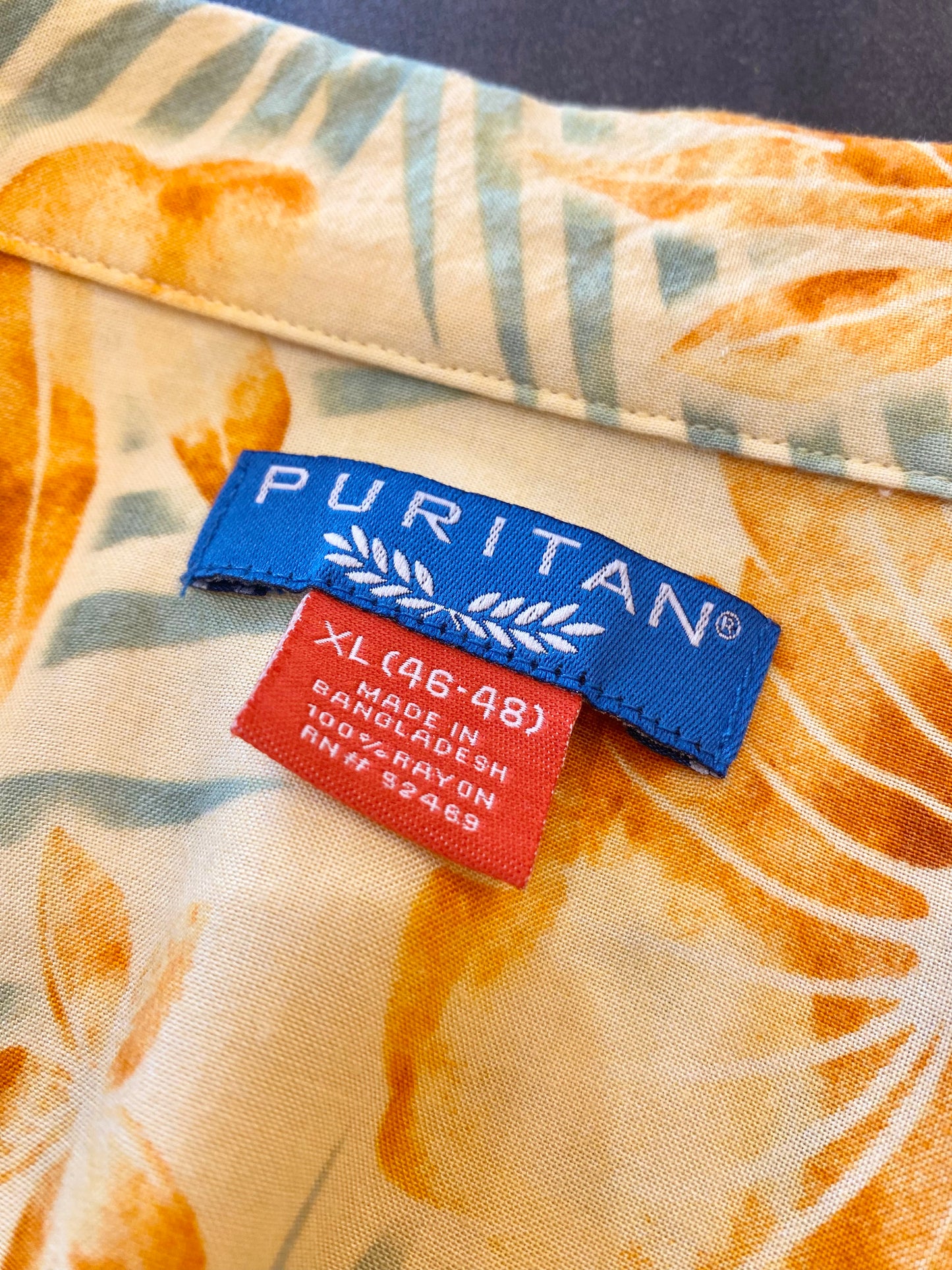 PURITAN rayon Aloha shirt 90's~00's