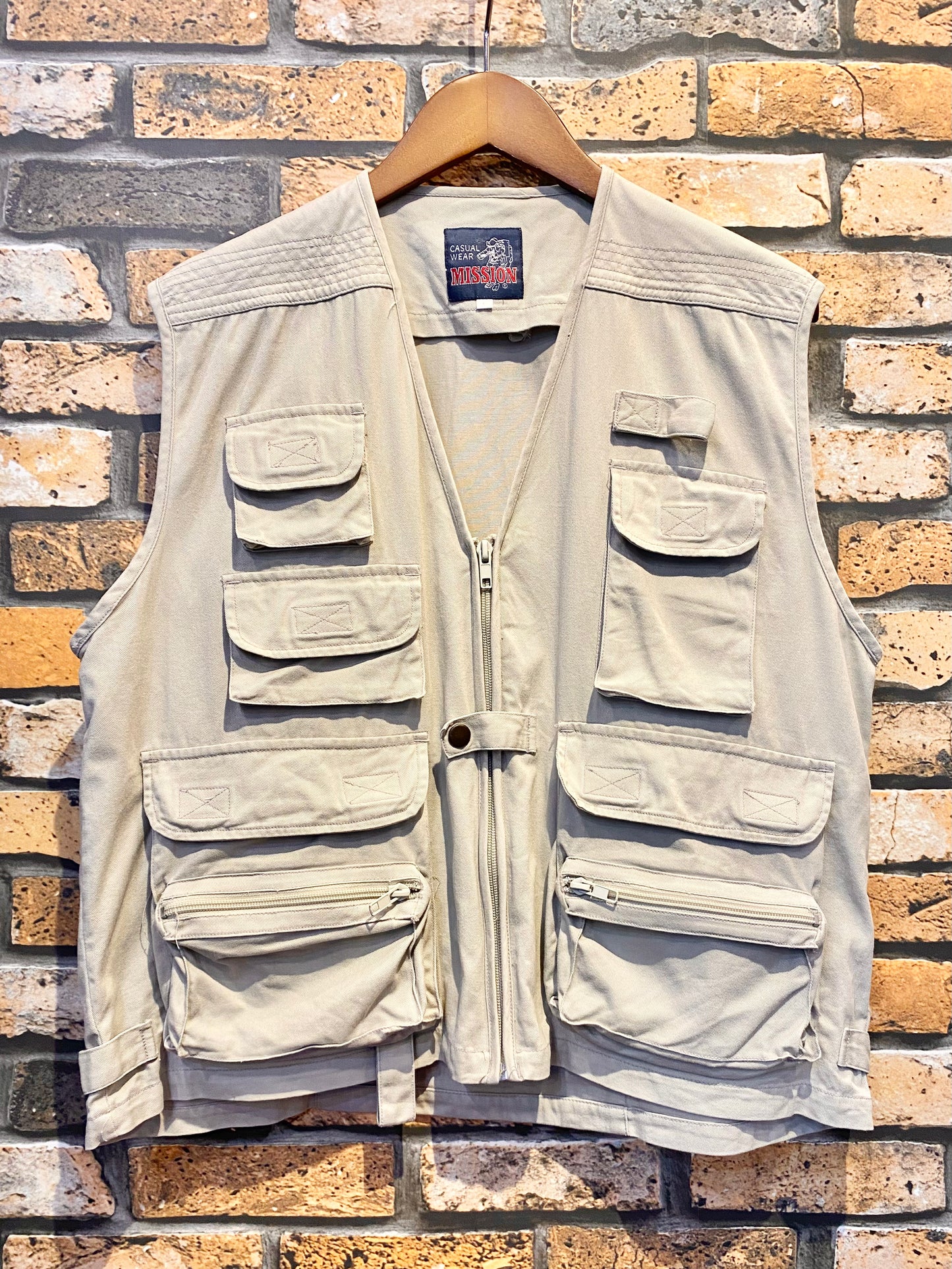 MISSION fishing vest 90's~