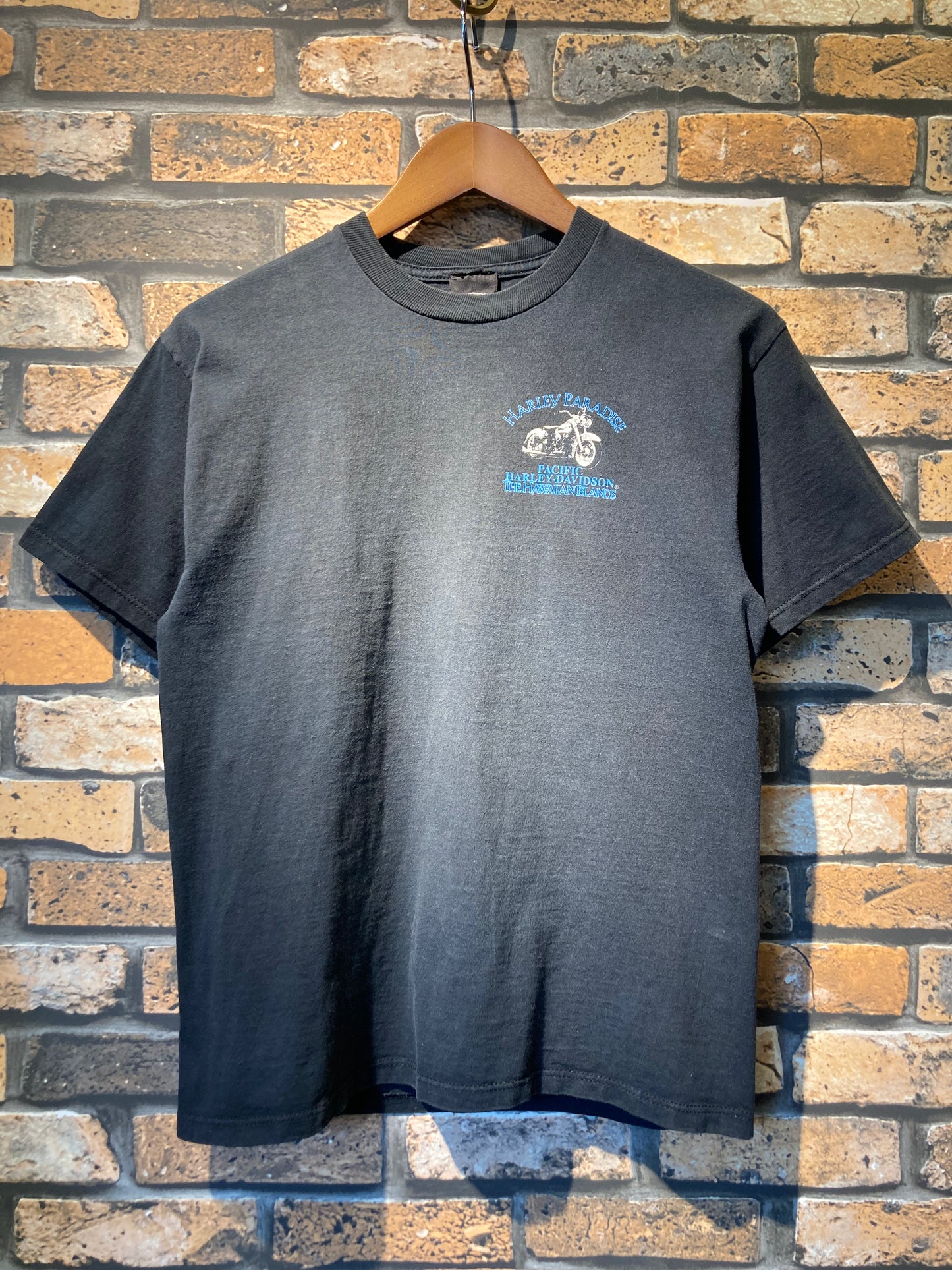 HARLEY-DAVIDSON print-T 90's~ made in USA