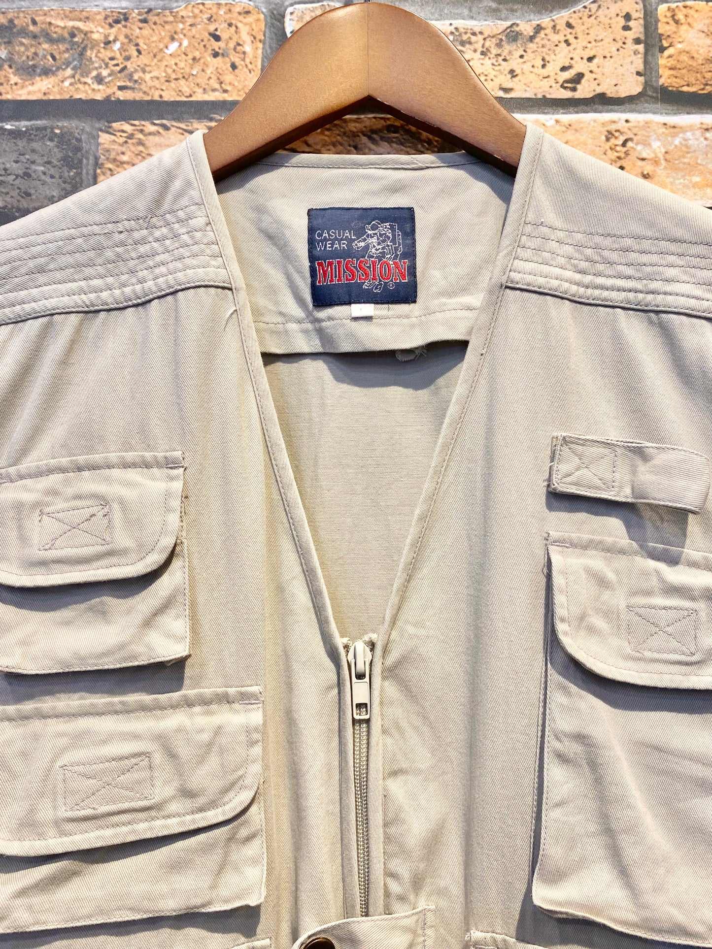 MISSION fishing vest 90's~