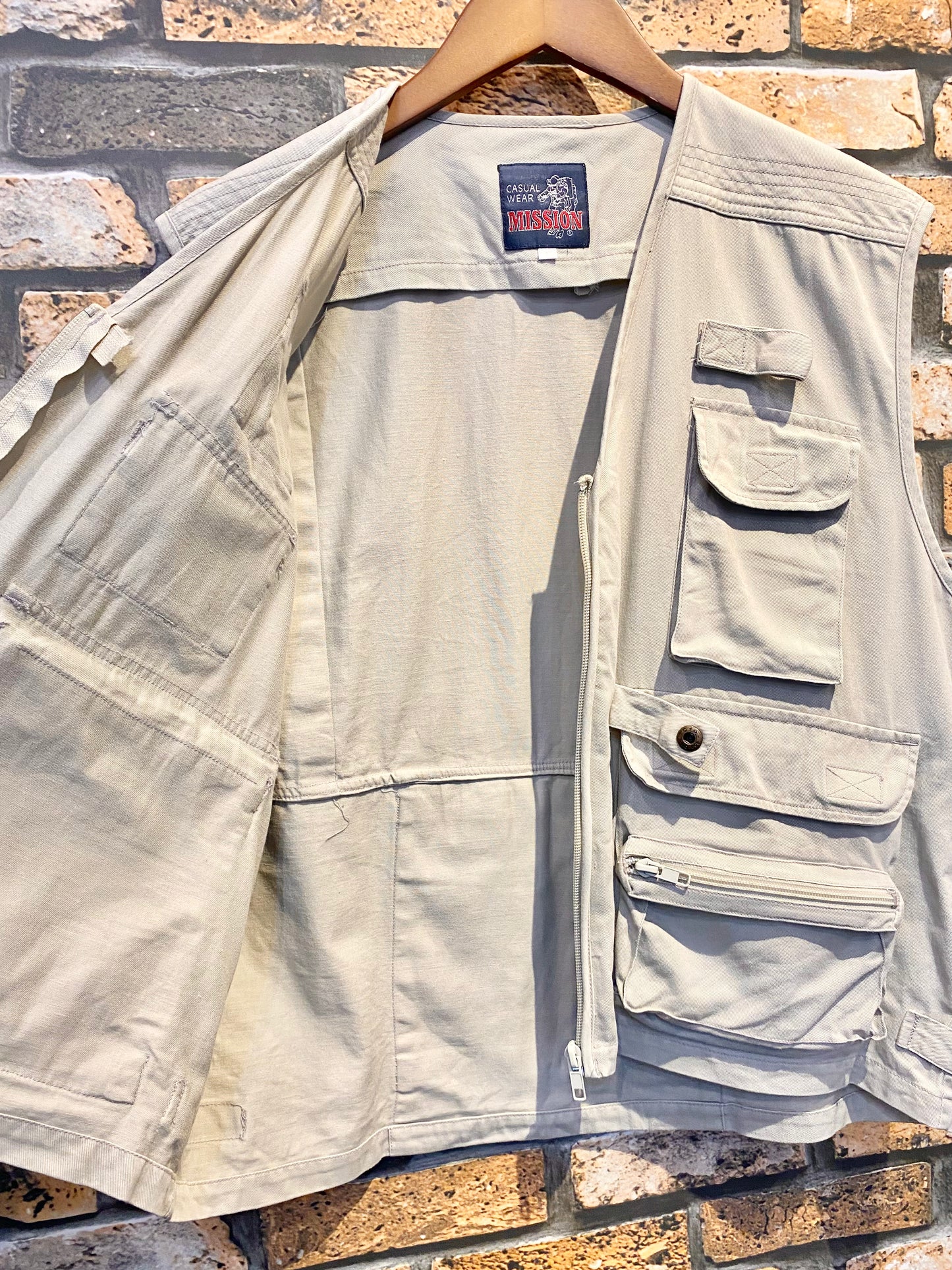 MISSION fishing vest 90's~