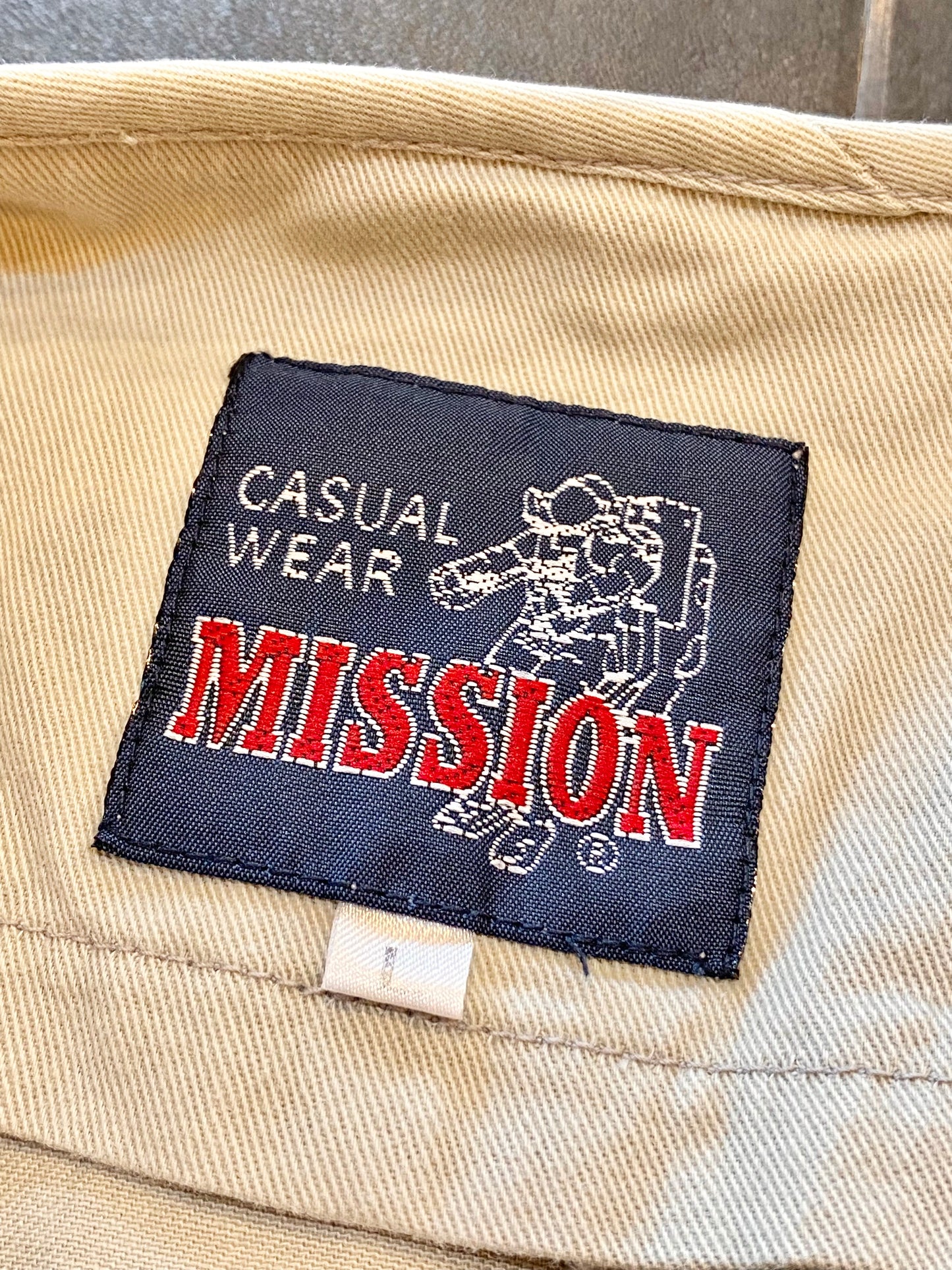 MISSION fishing vest 90's~