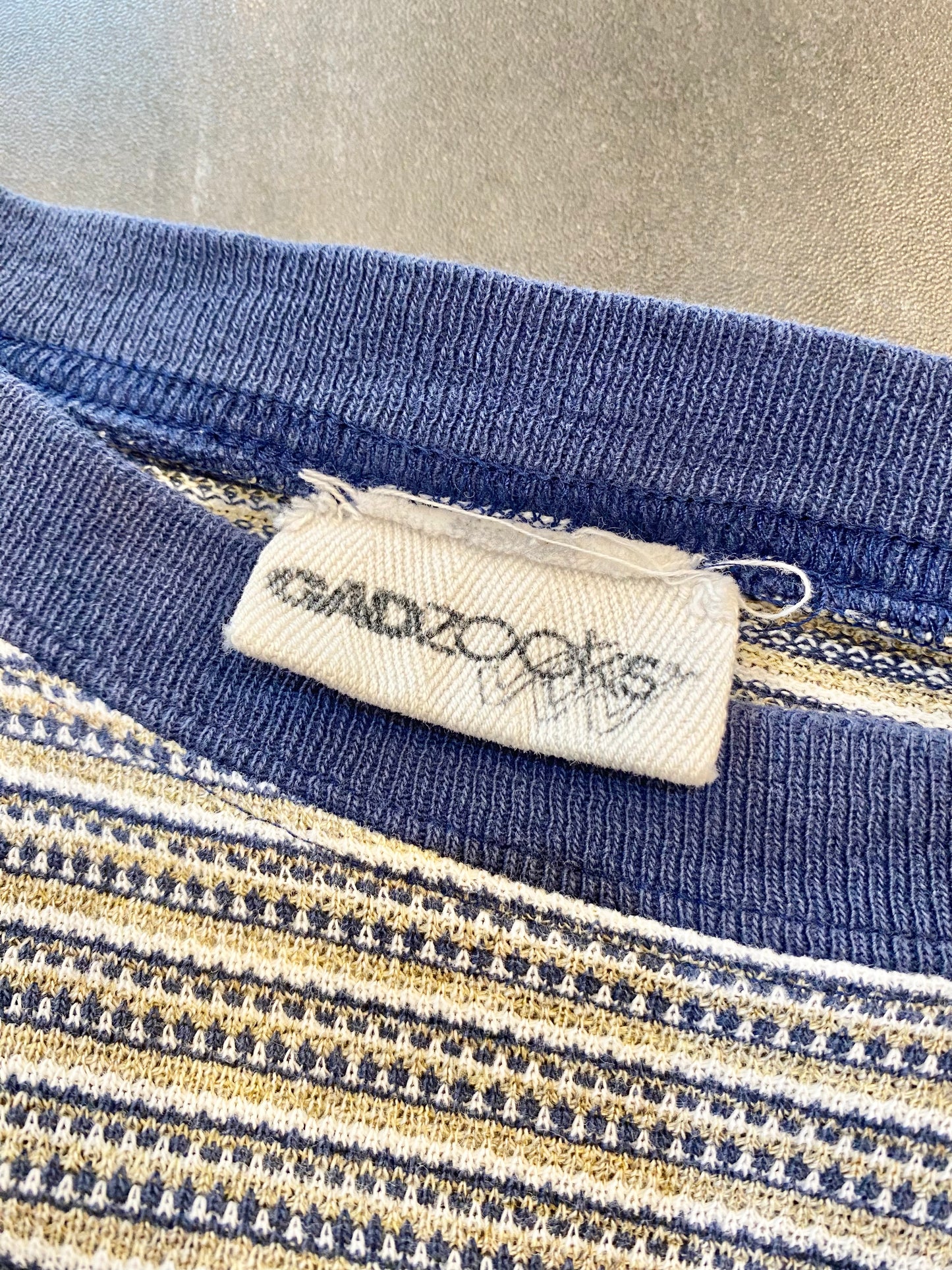 GADZOCKS striped T-shirt 90's~00's