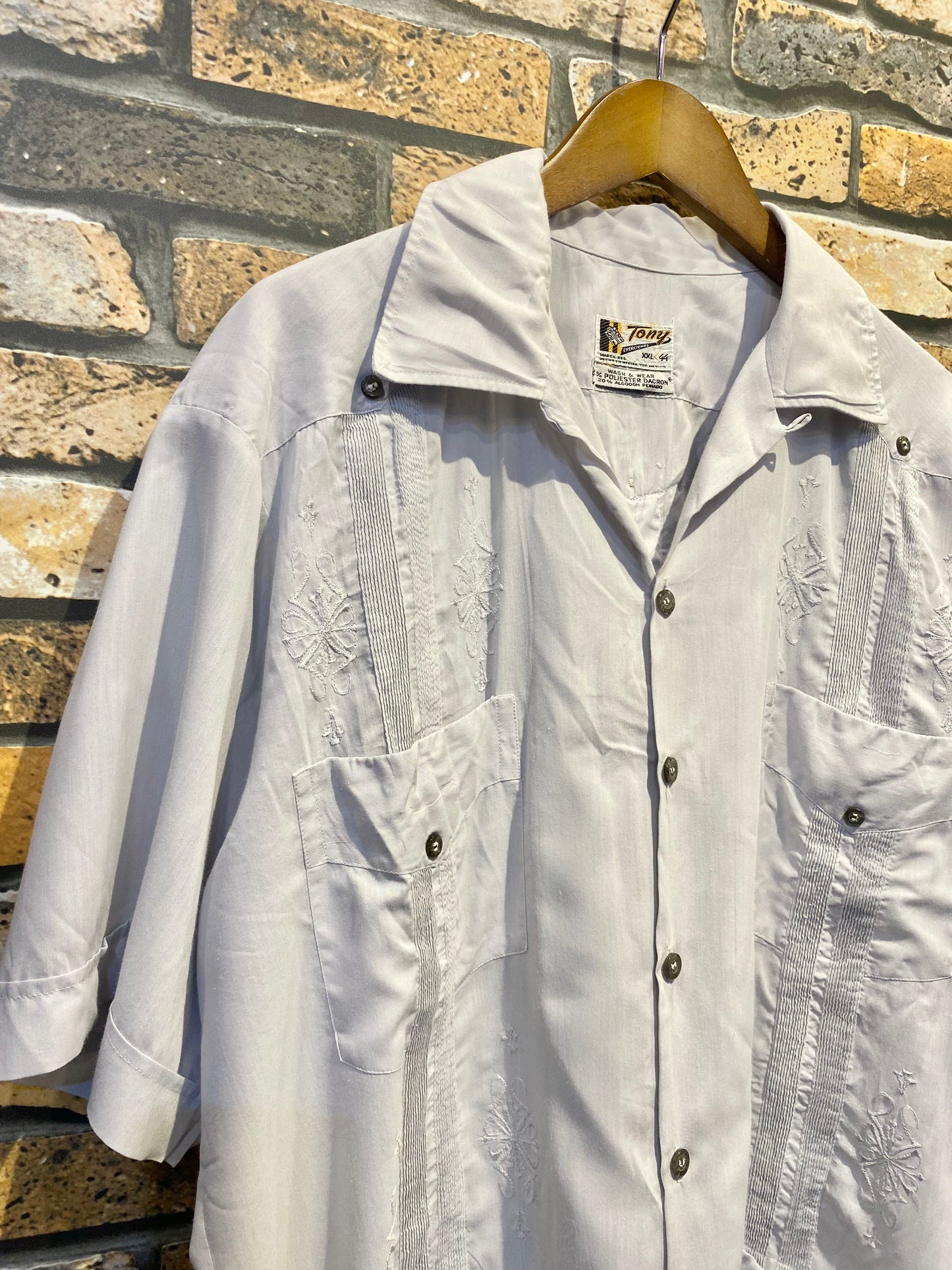 Tony Creaciones Guayabera shirt 60's~70's
