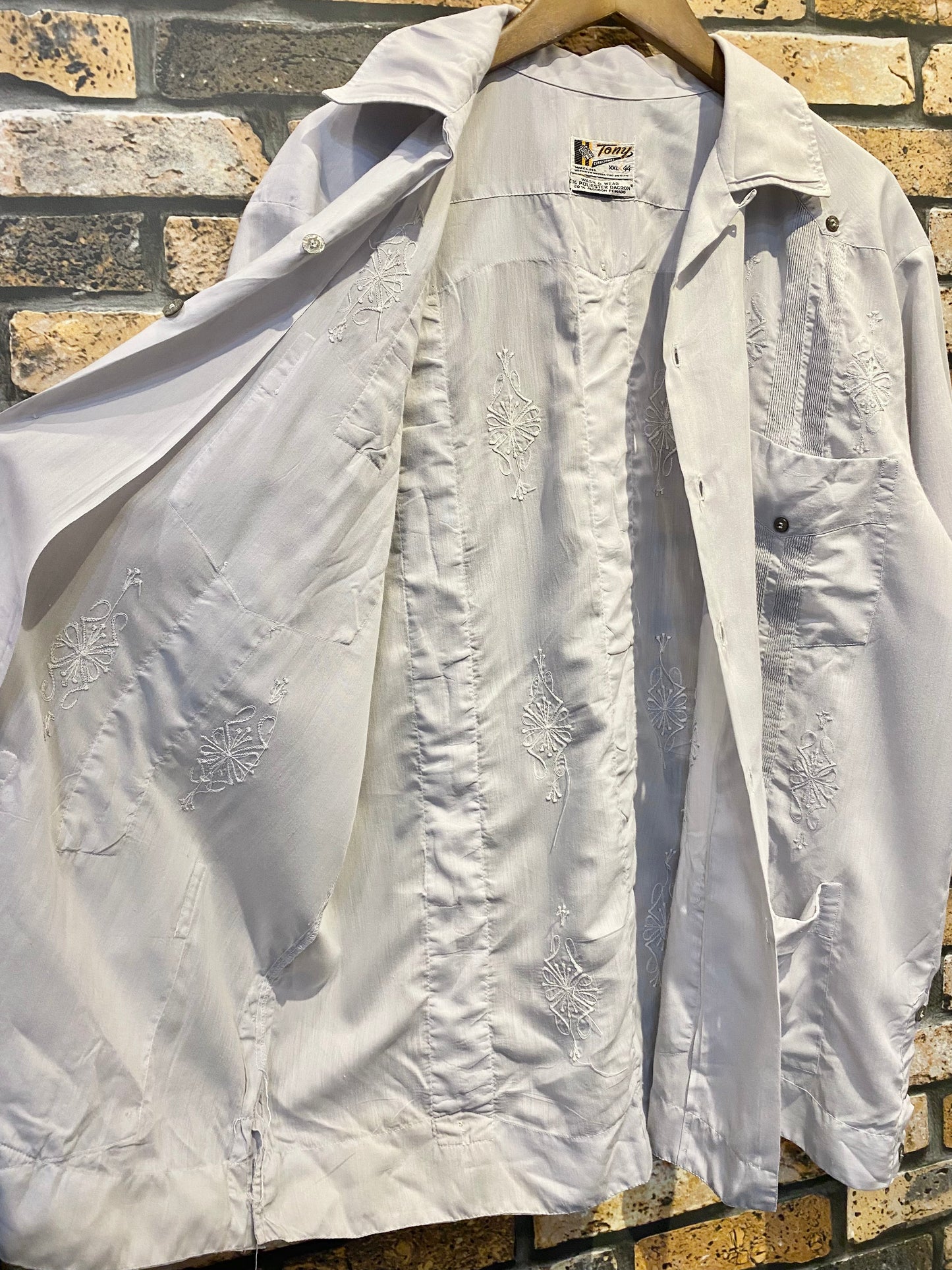 Tony Creaciones Guayabera shirt 60's~70's