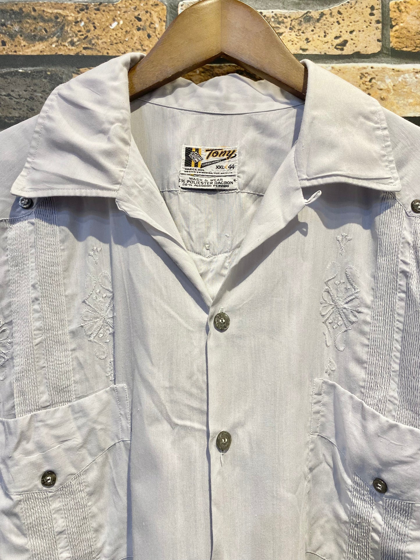 Tony Creaciones Guayabera shirt 60's~70's