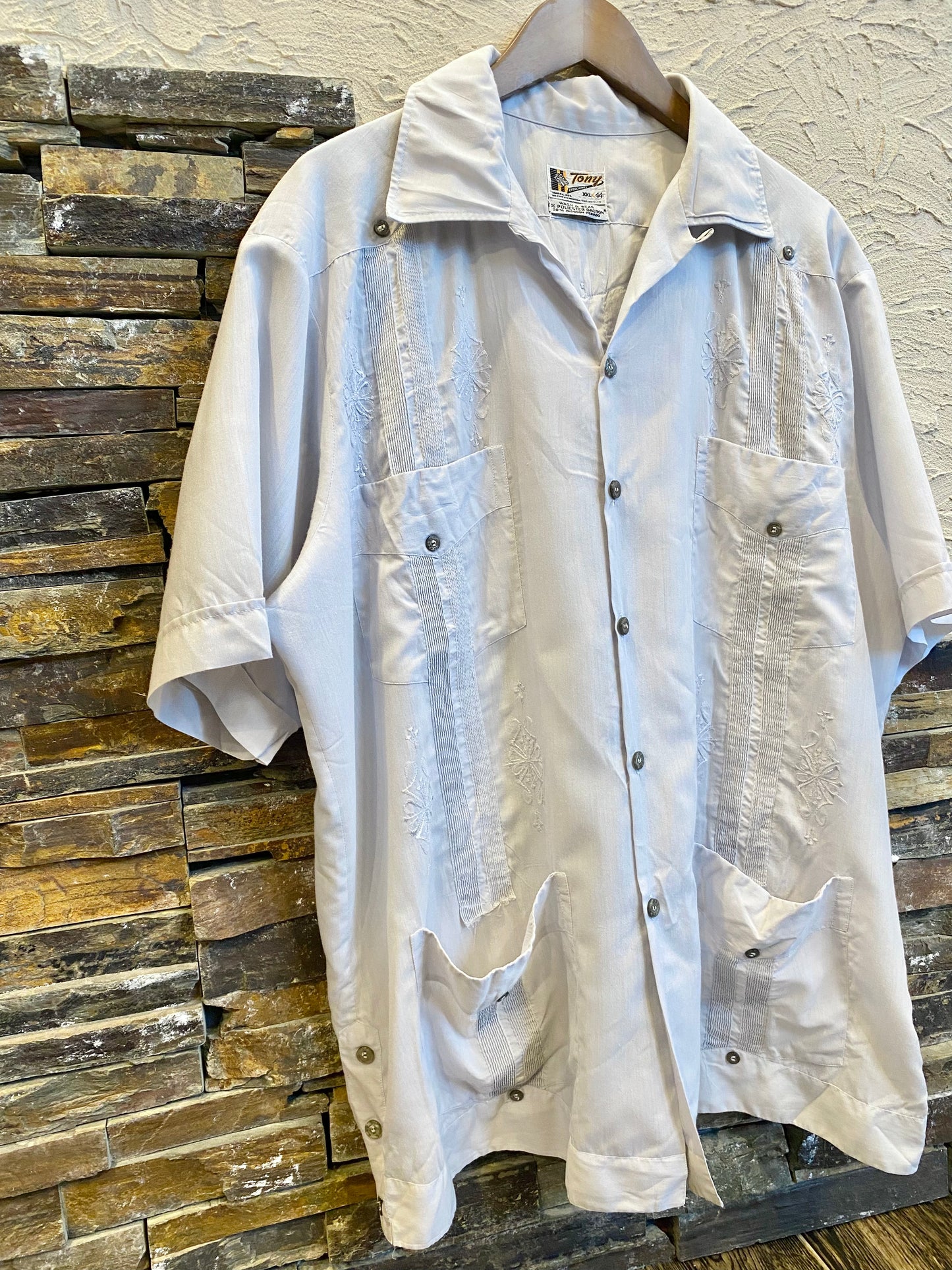 Tony Creaciones Guayabera shirt 60's~70's
