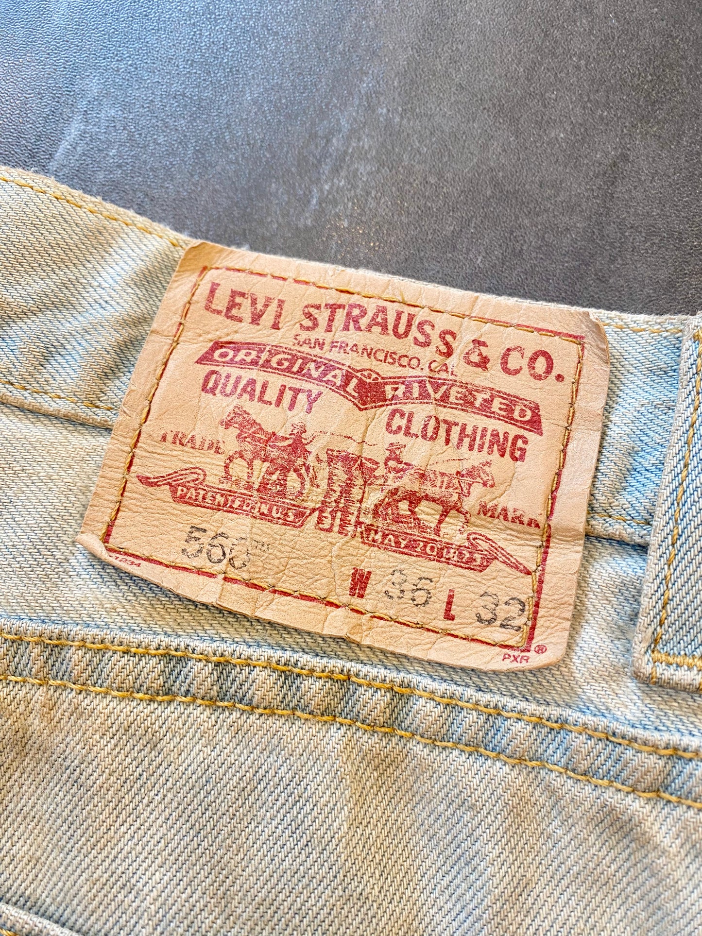 Levi's 560 over dye custom