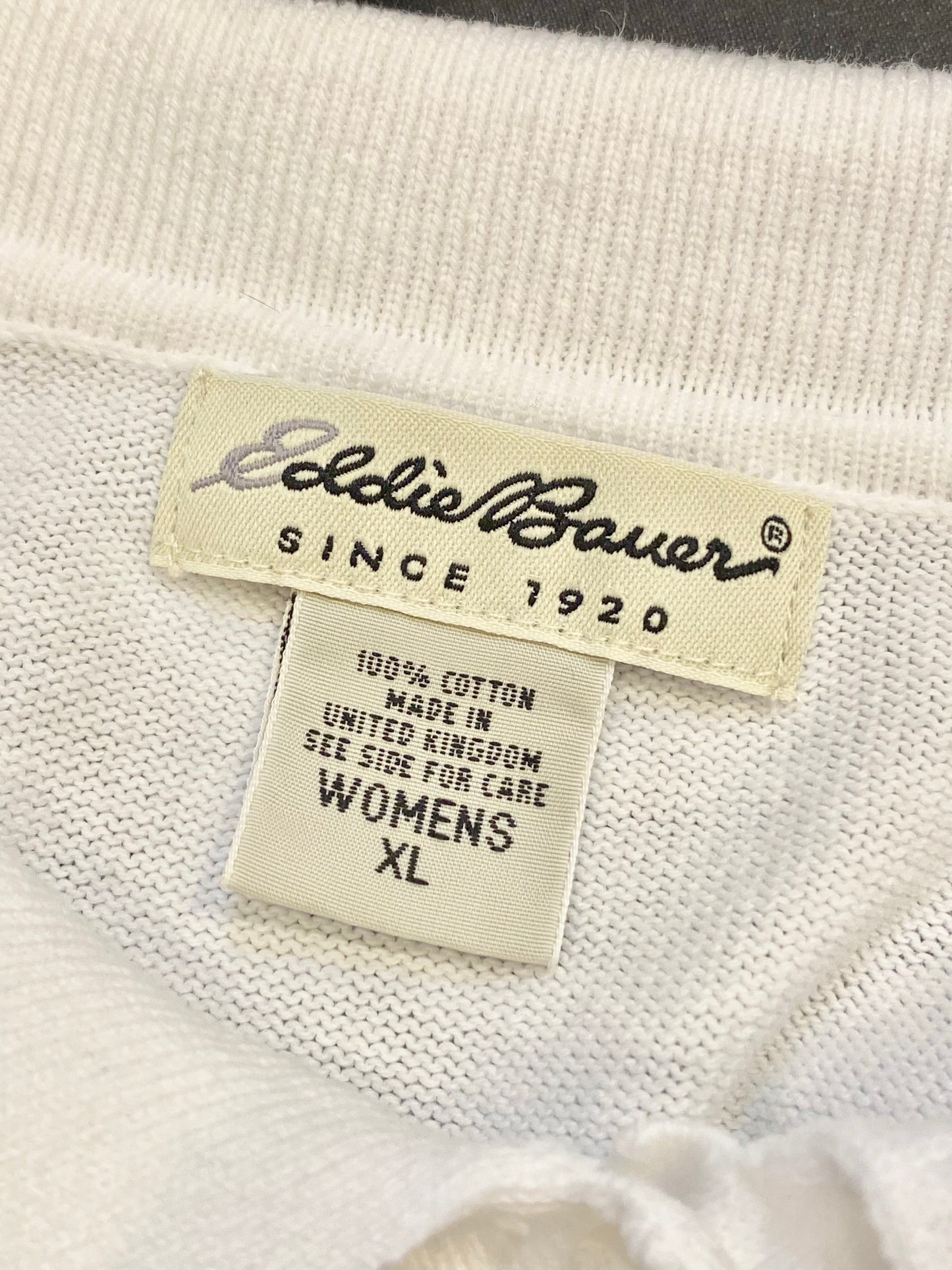 Eddie Bauer knit polo 80's~90's