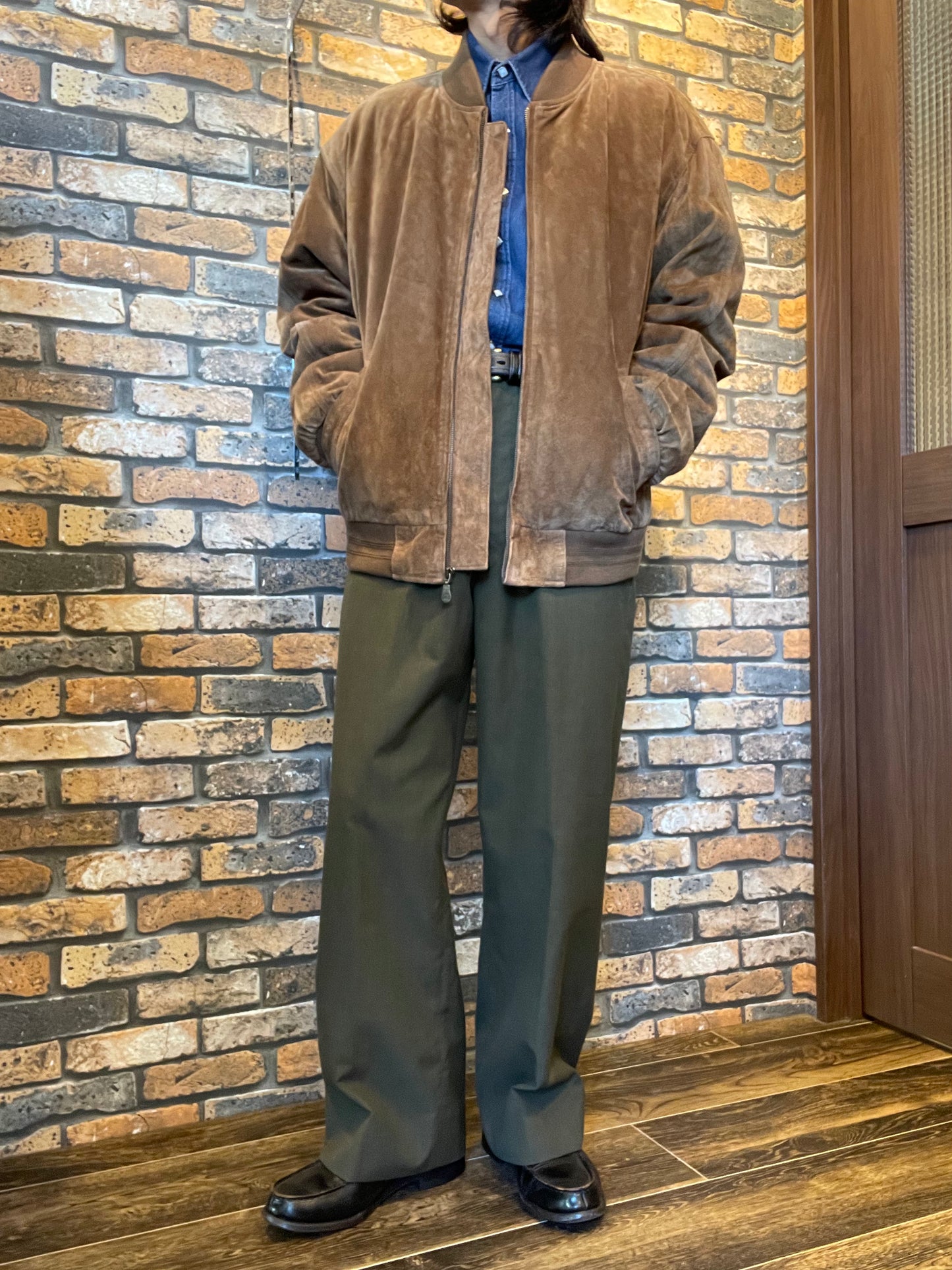 U.S.ARMY wool trousers 70's~