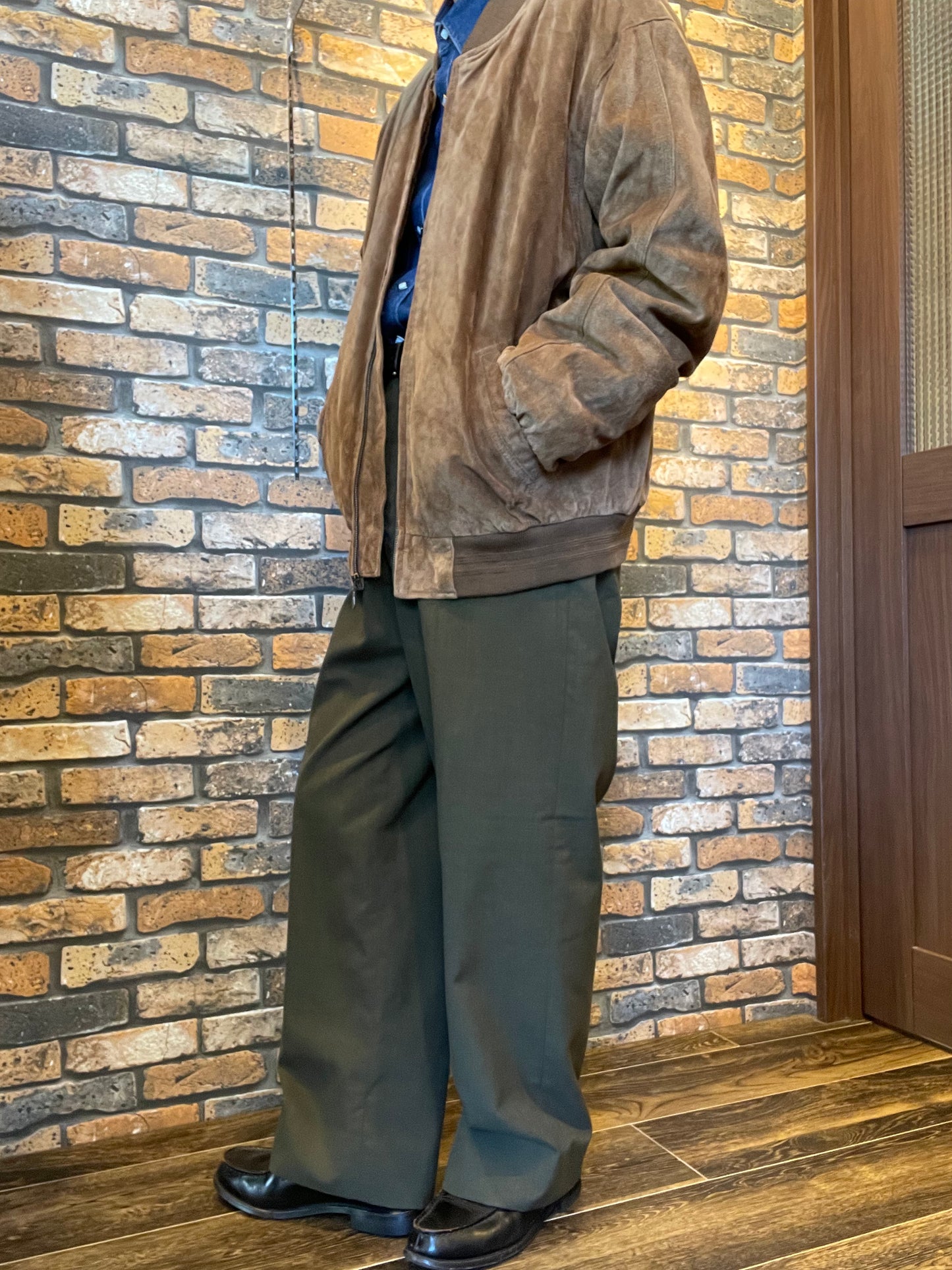 U.S.ARMY wool trousers 70's~