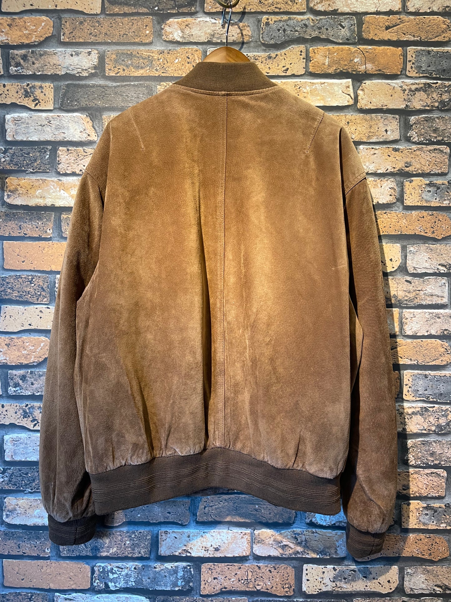 ROUNDTREE & YORKE  Leather bomber jacket 90's~
