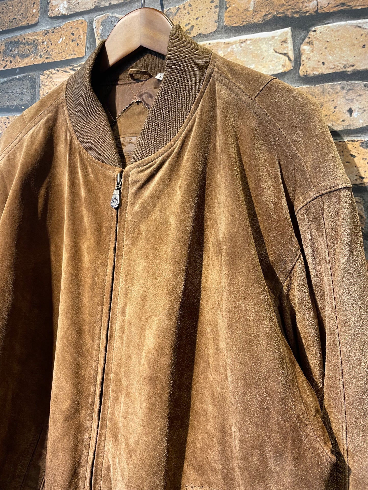 ROUNDTREE & YORKE  Leather bomber jacket 90's~