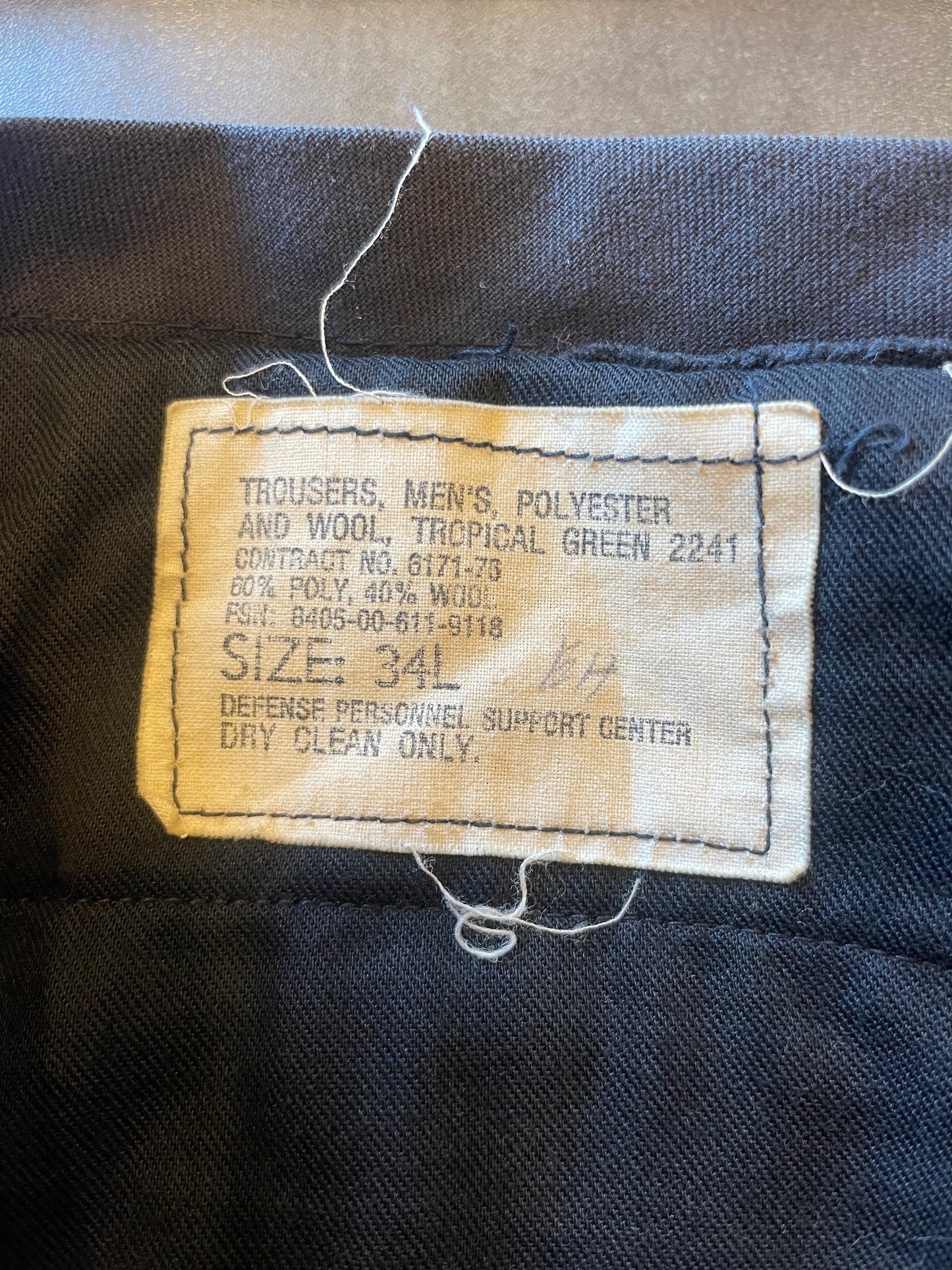 U.S.ARMY wool trousers 70's~