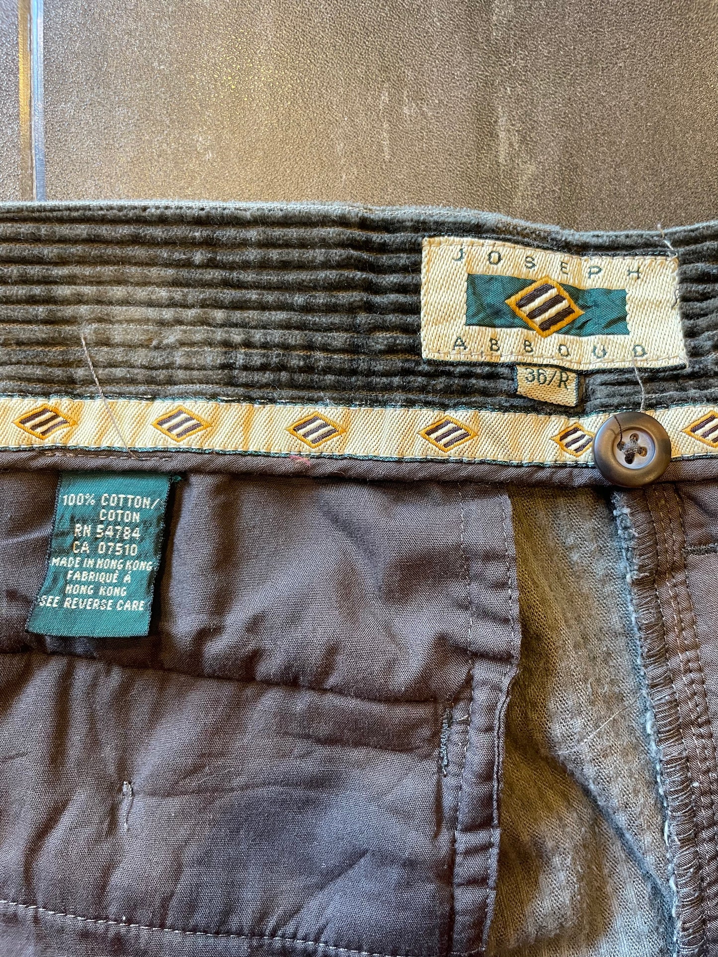 JOSEPH ABBOUD corduroy pants 90's~