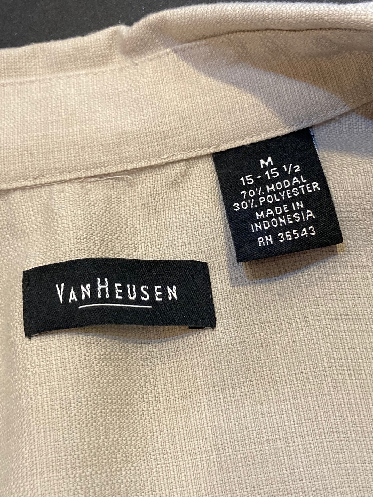 VAN HEUSEN Remake guayabera shirt