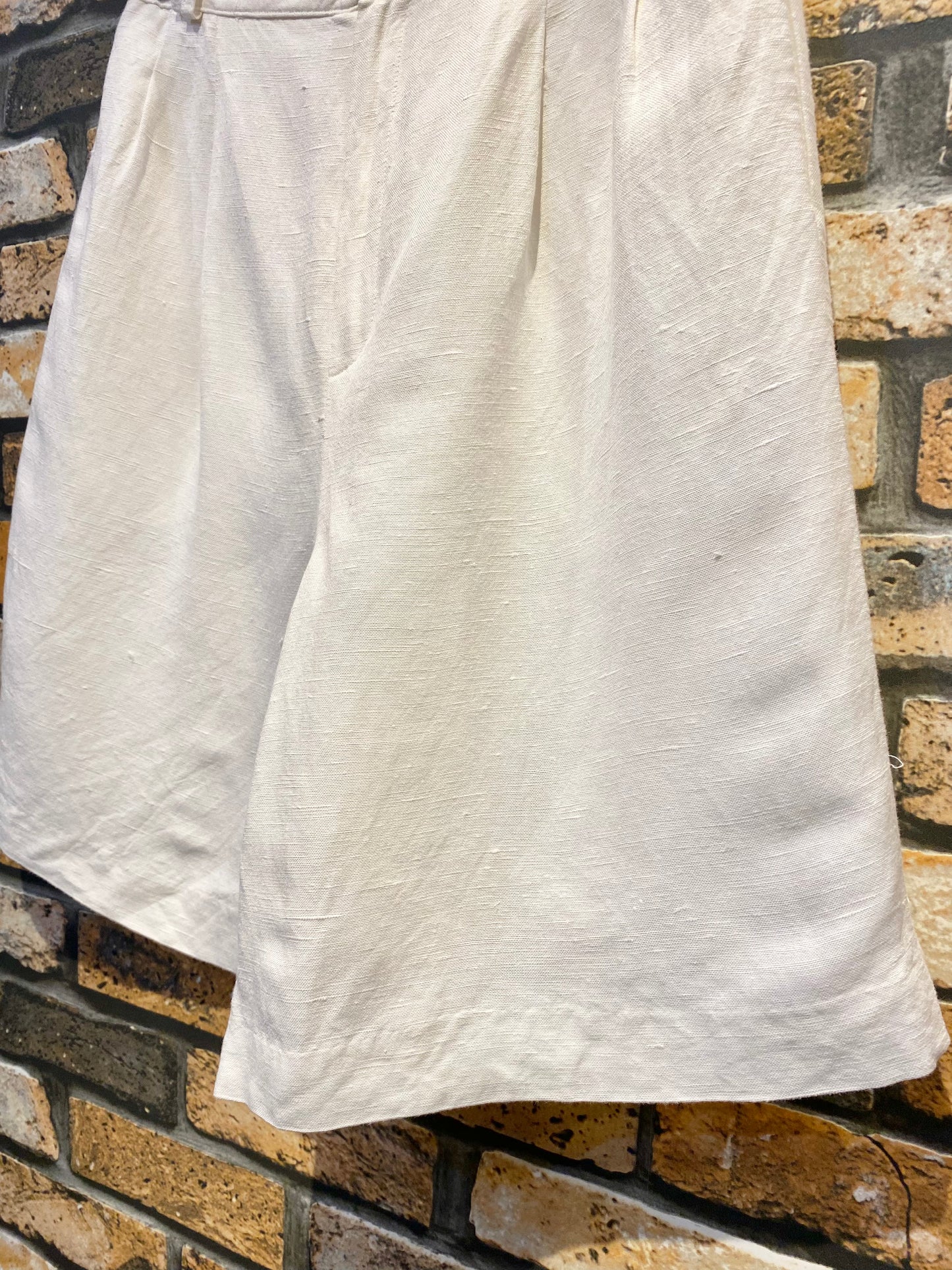 linen shorts 90's~ 28inch