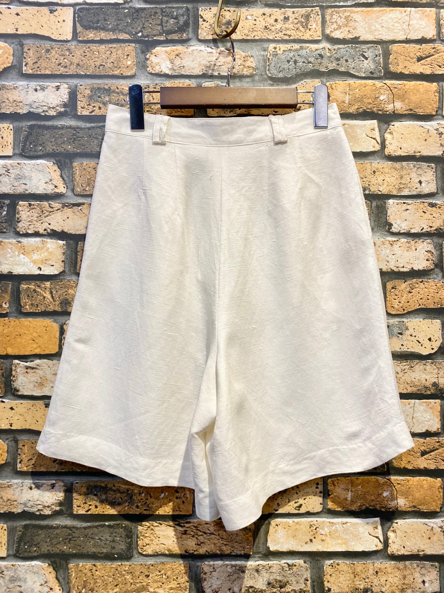 linen shorts 90's~ 28inch