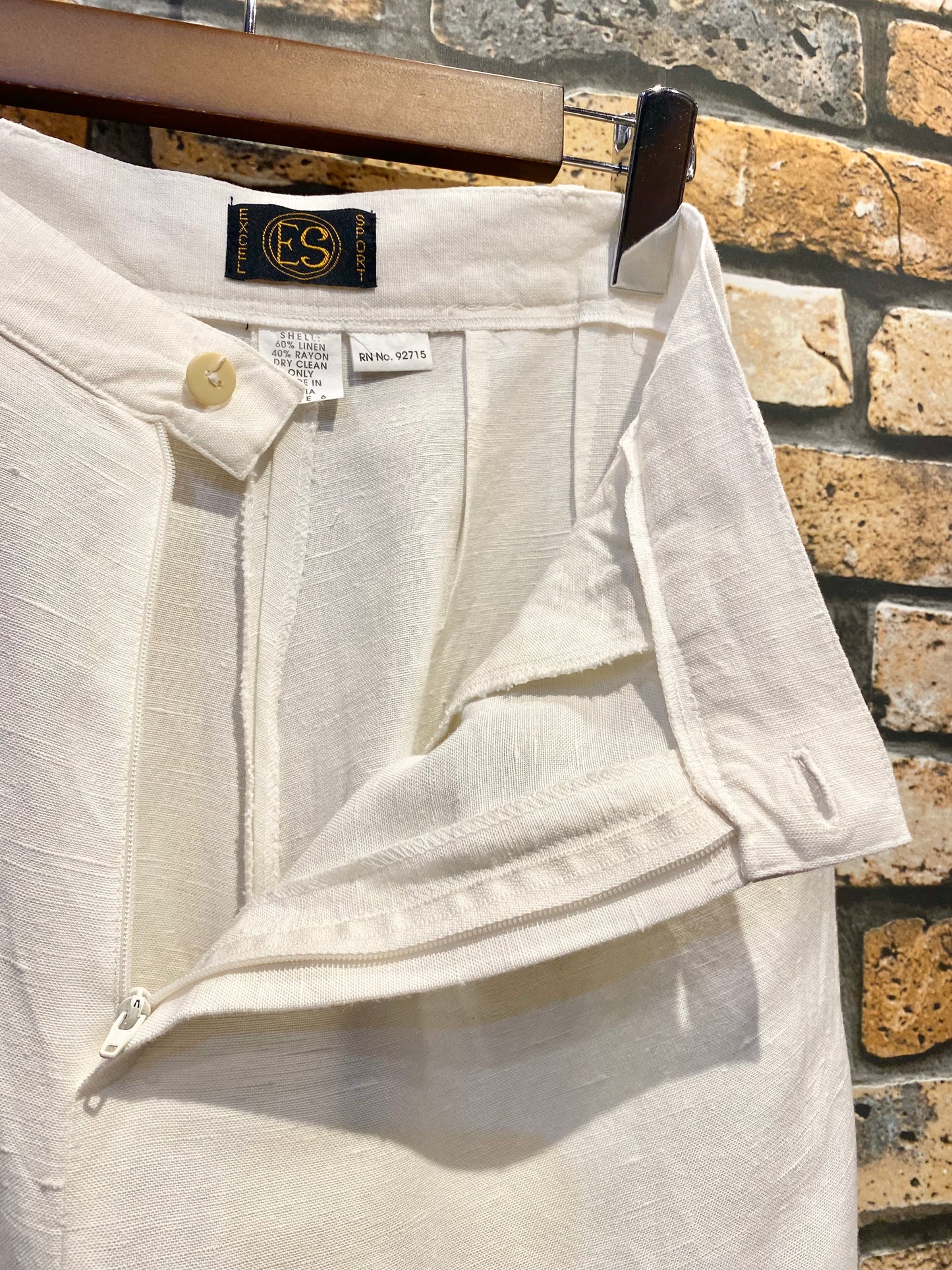 linen shorts 90's~ 28inch