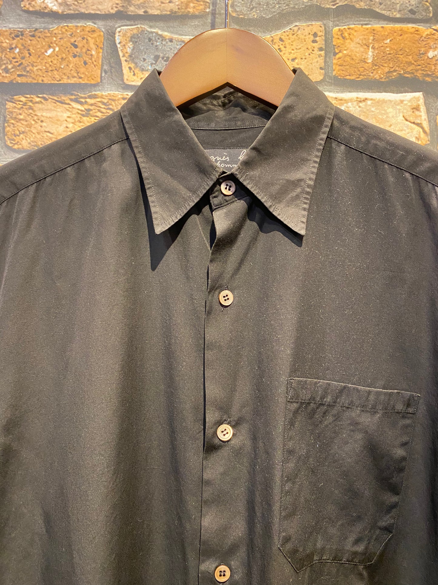 agnès b. long-sleeve shirt 90's~