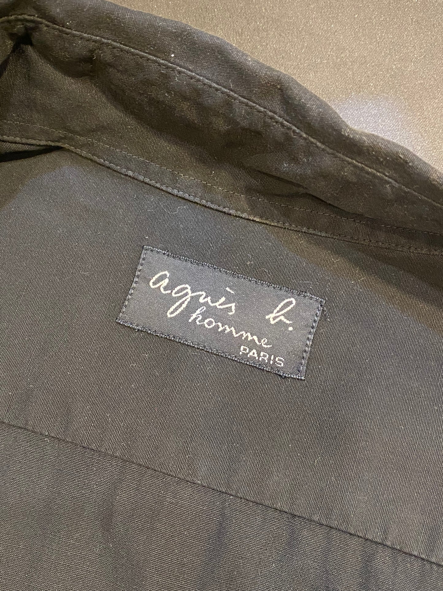 agnès b. long-sleeve shirt 90's~