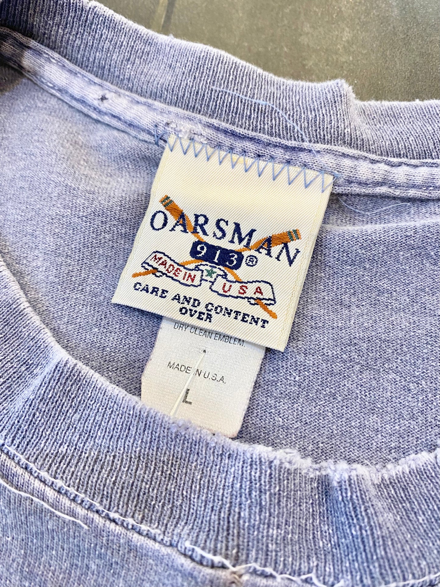 OARSMAN 913 T-shirt 90's~ made in USA
