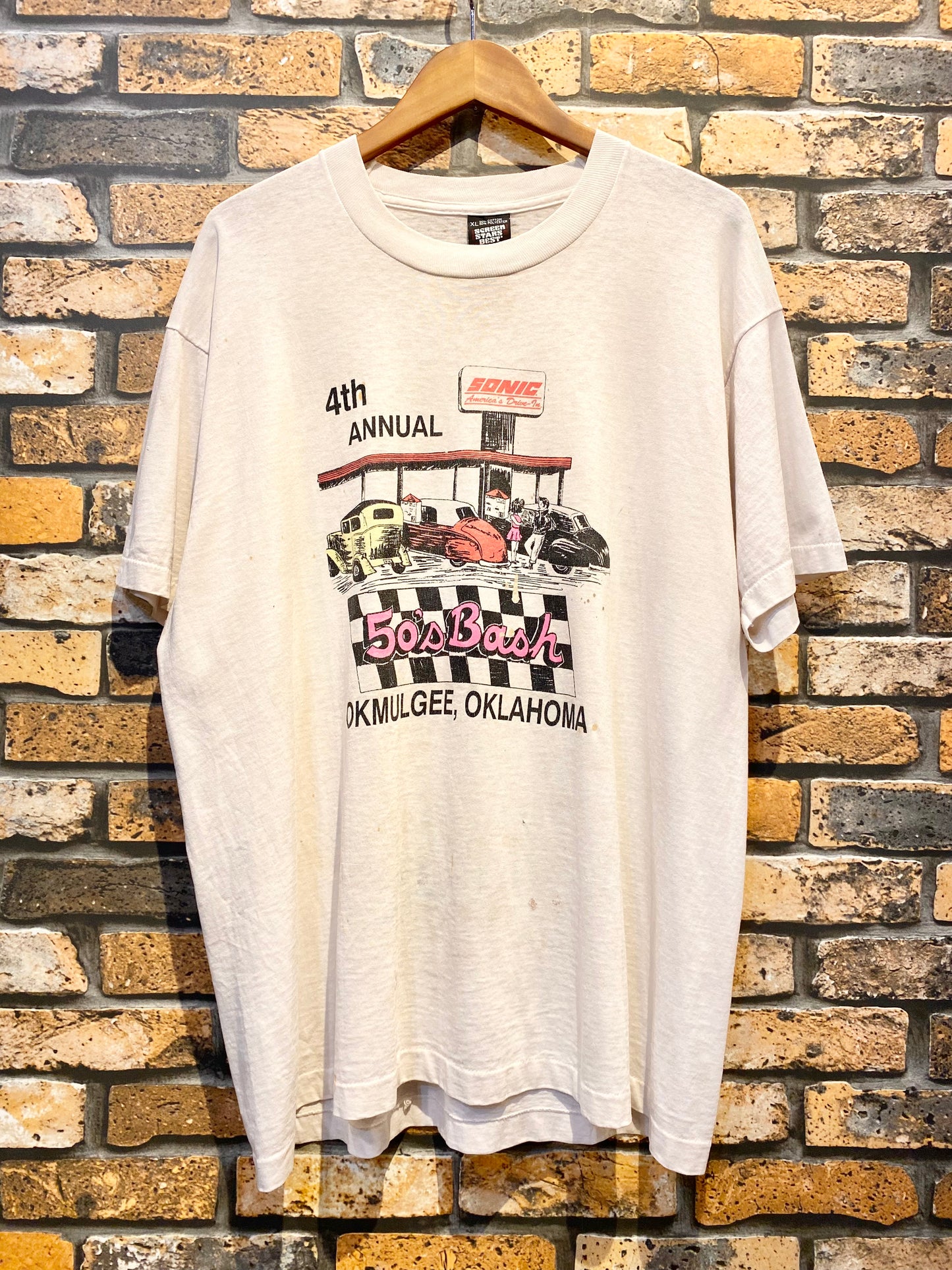 SCREEN STARS BEST print-T 90's~ made in USA