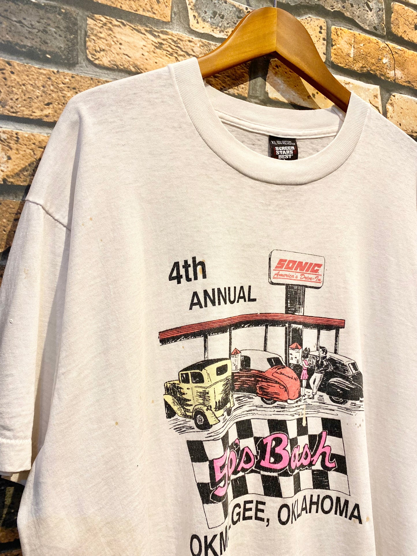 SCREEN STARS BEST print-T 90's~ made in USA