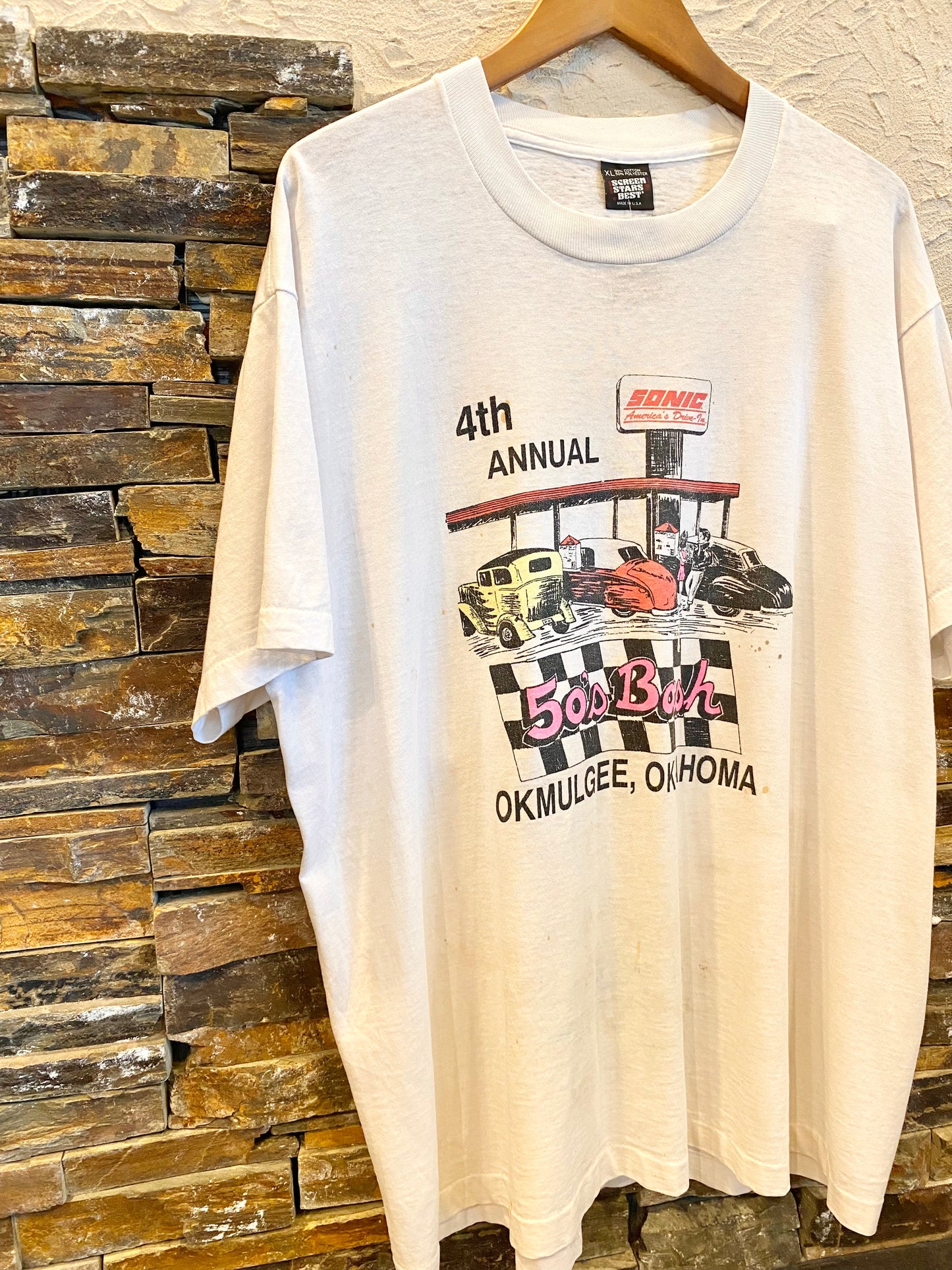 SCREEN STARS BEST print-T 90's~ made in USA