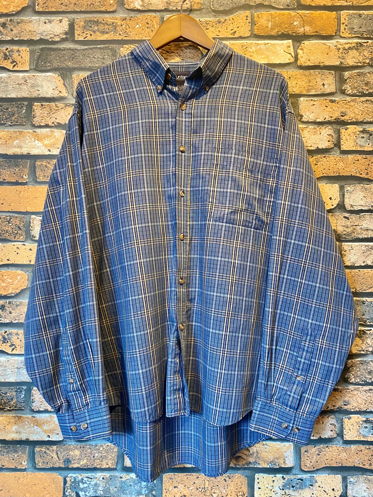 puritan long-sleeve shirt 90's~00's