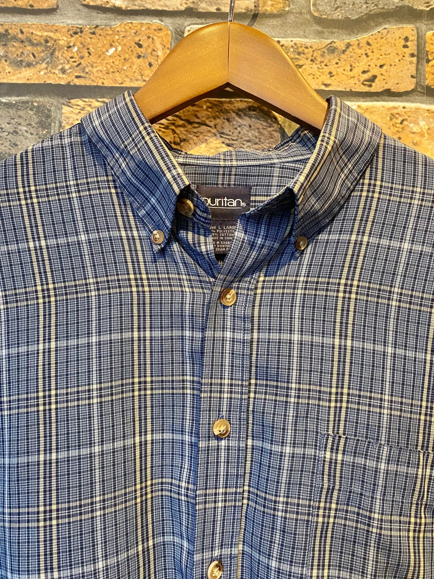 puritan long-sleeve shirt 90's~00's