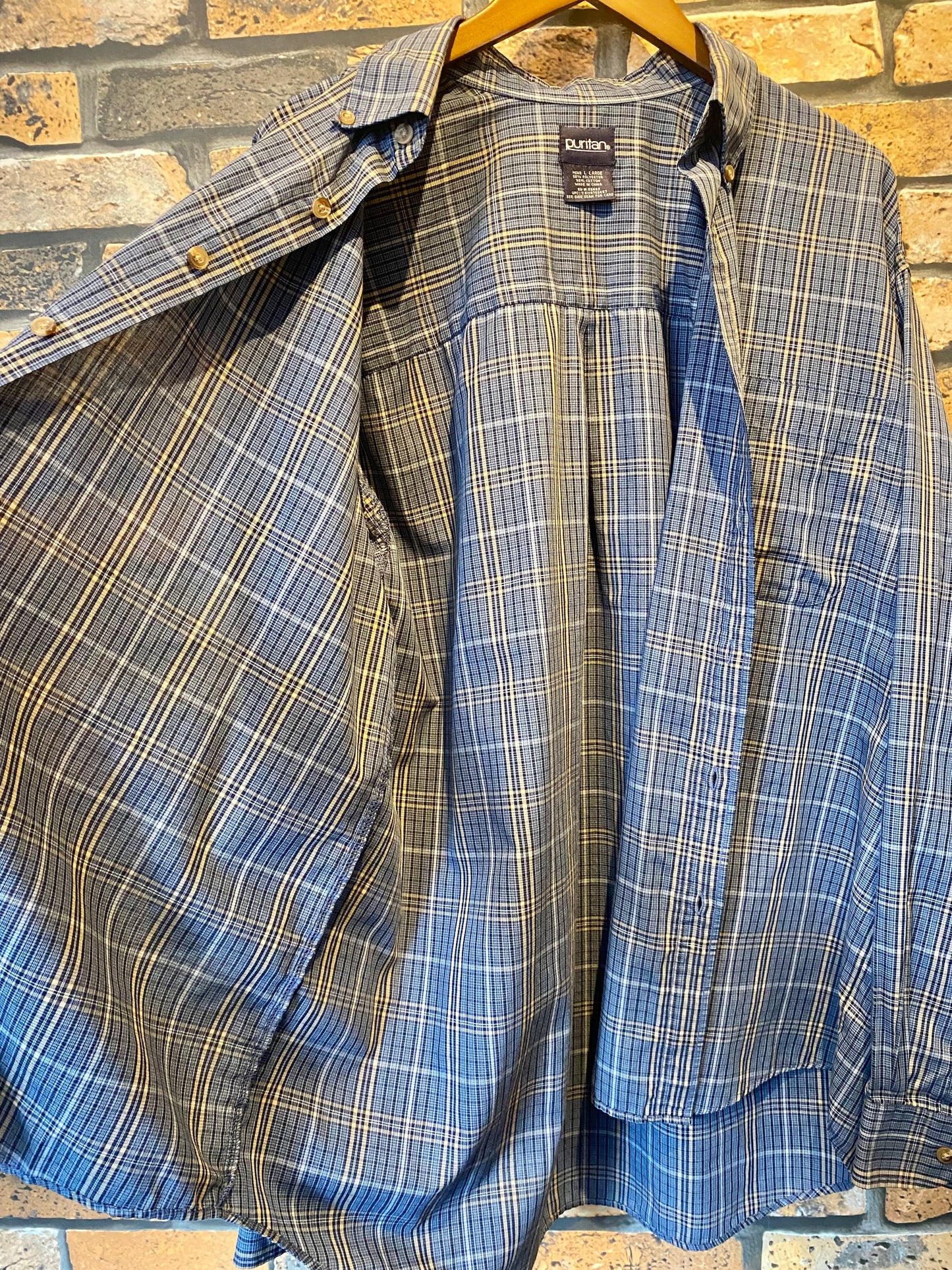 puritan long-sleeve shirt 90's~00's
