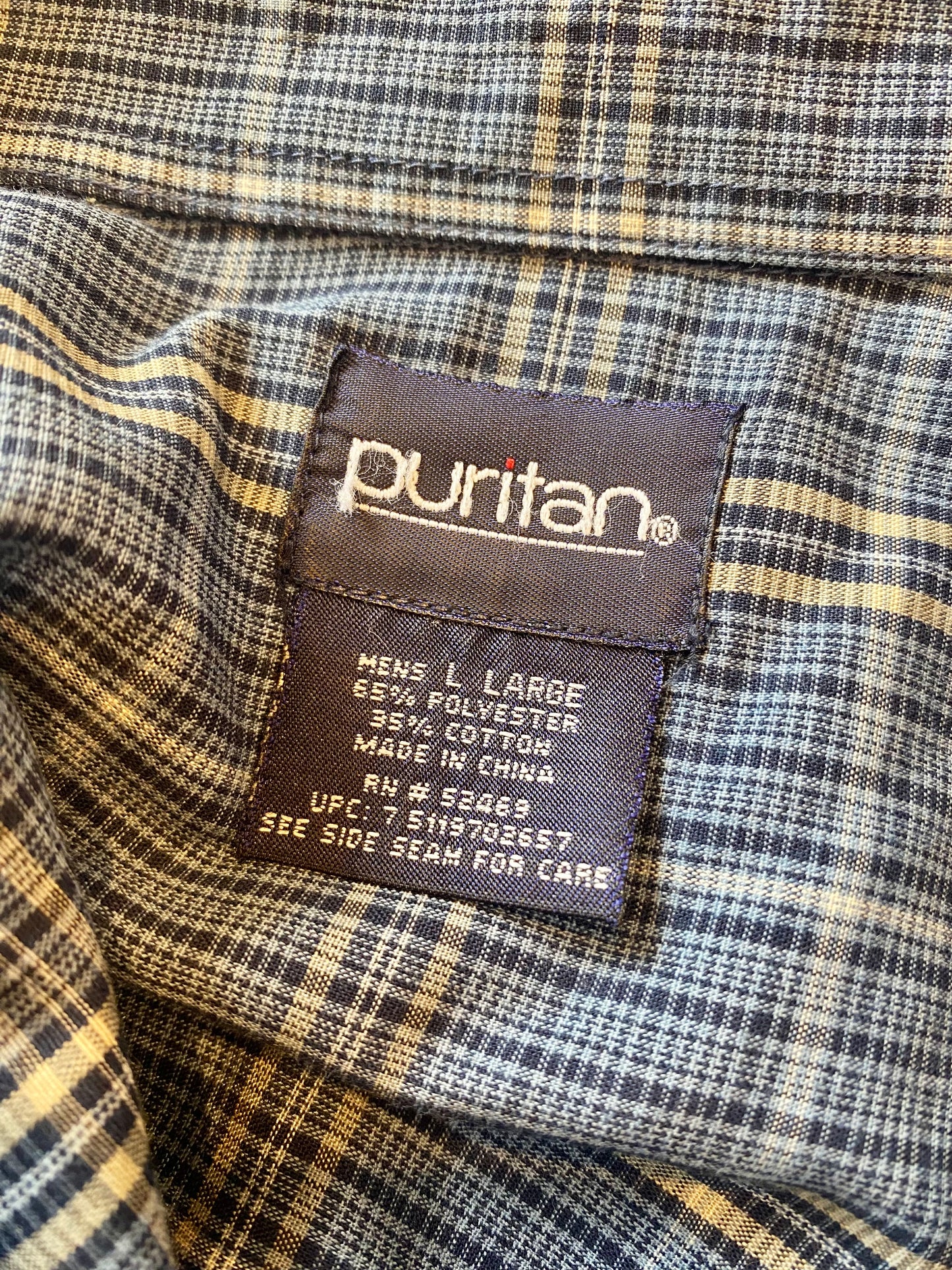 puritan long-sleeve shirt 90's~00's