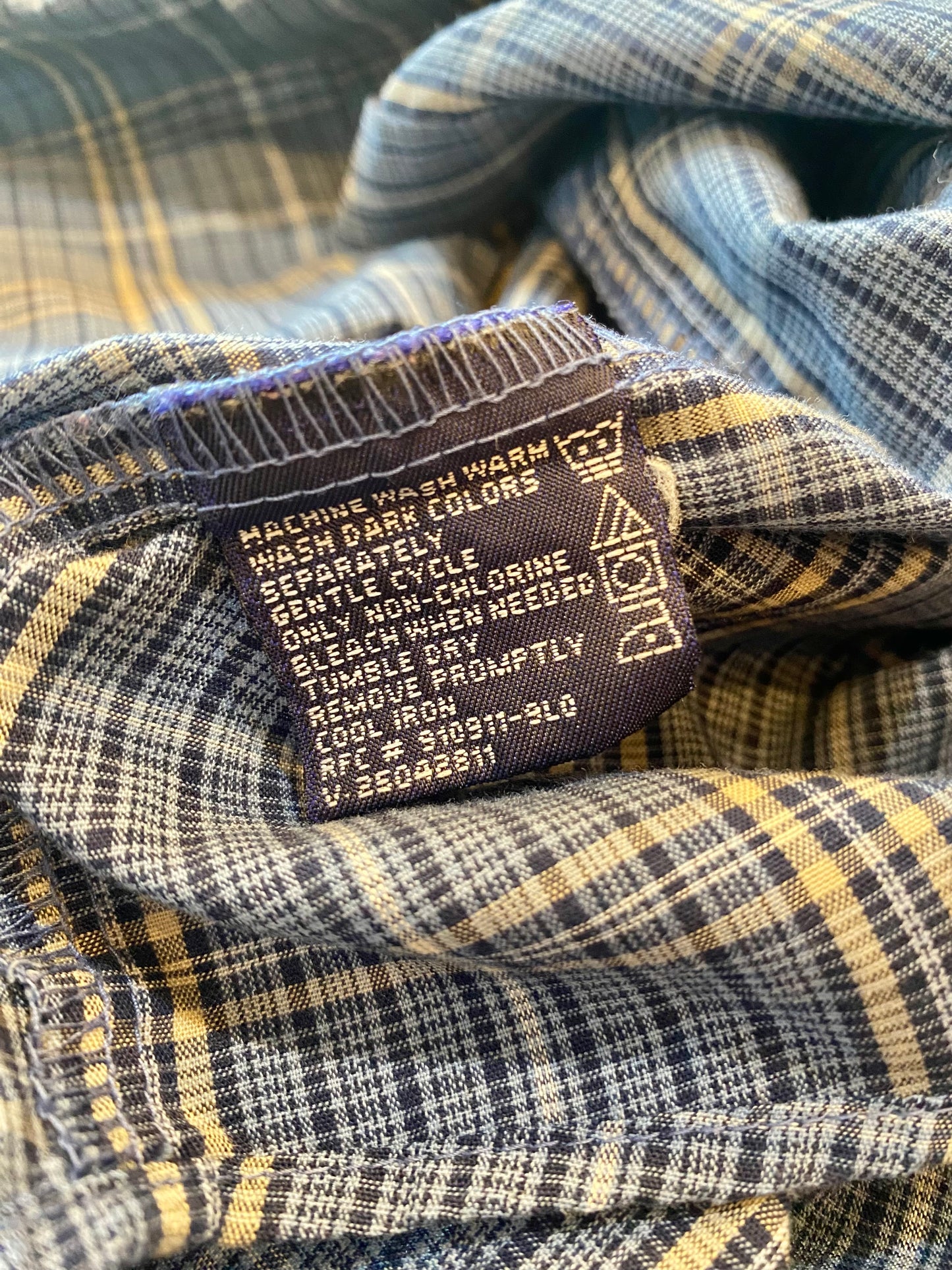 puritan long-sleeve shirt 90's~00's