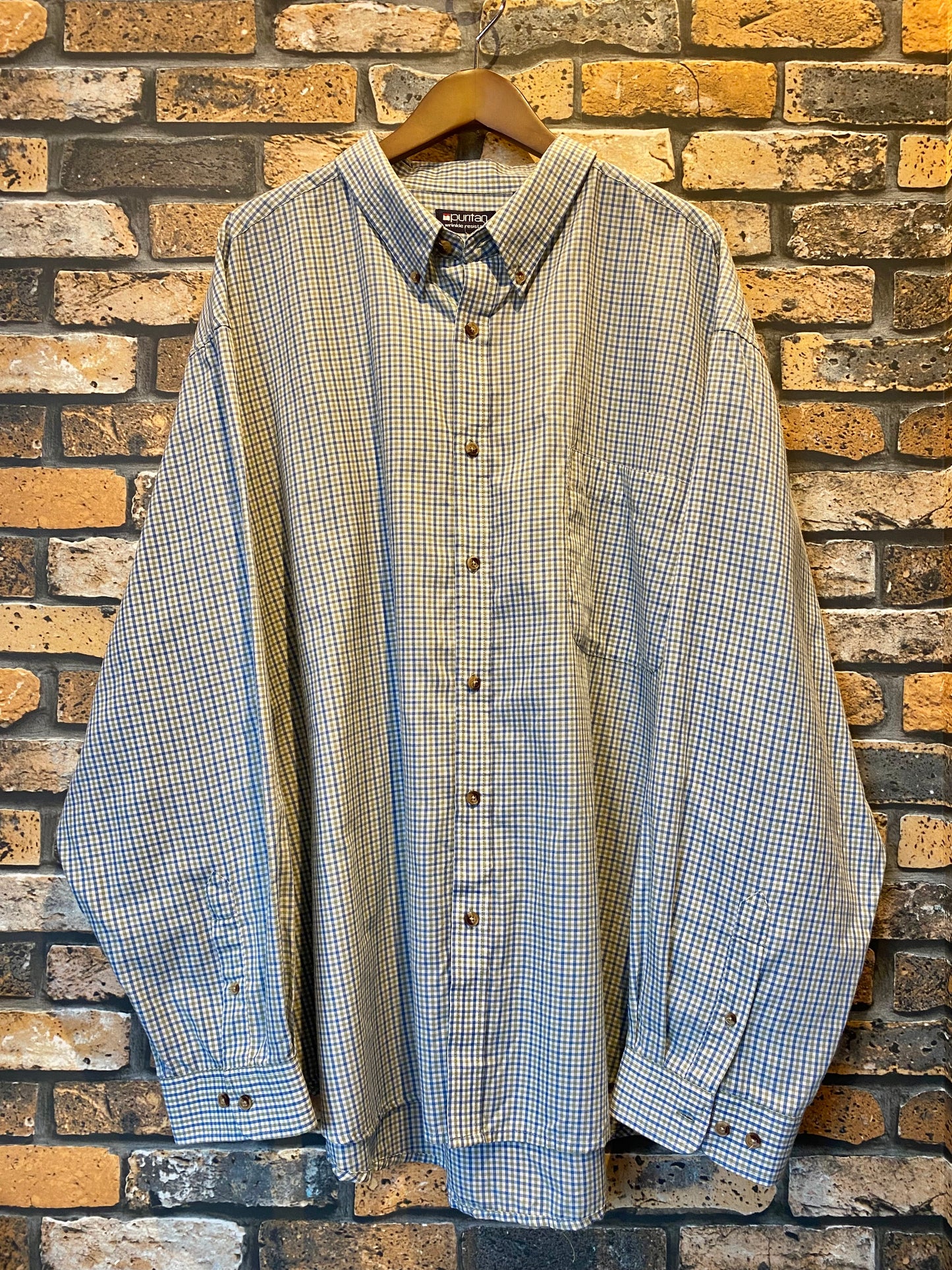 puritan long-sleeve shirt 90's~00's